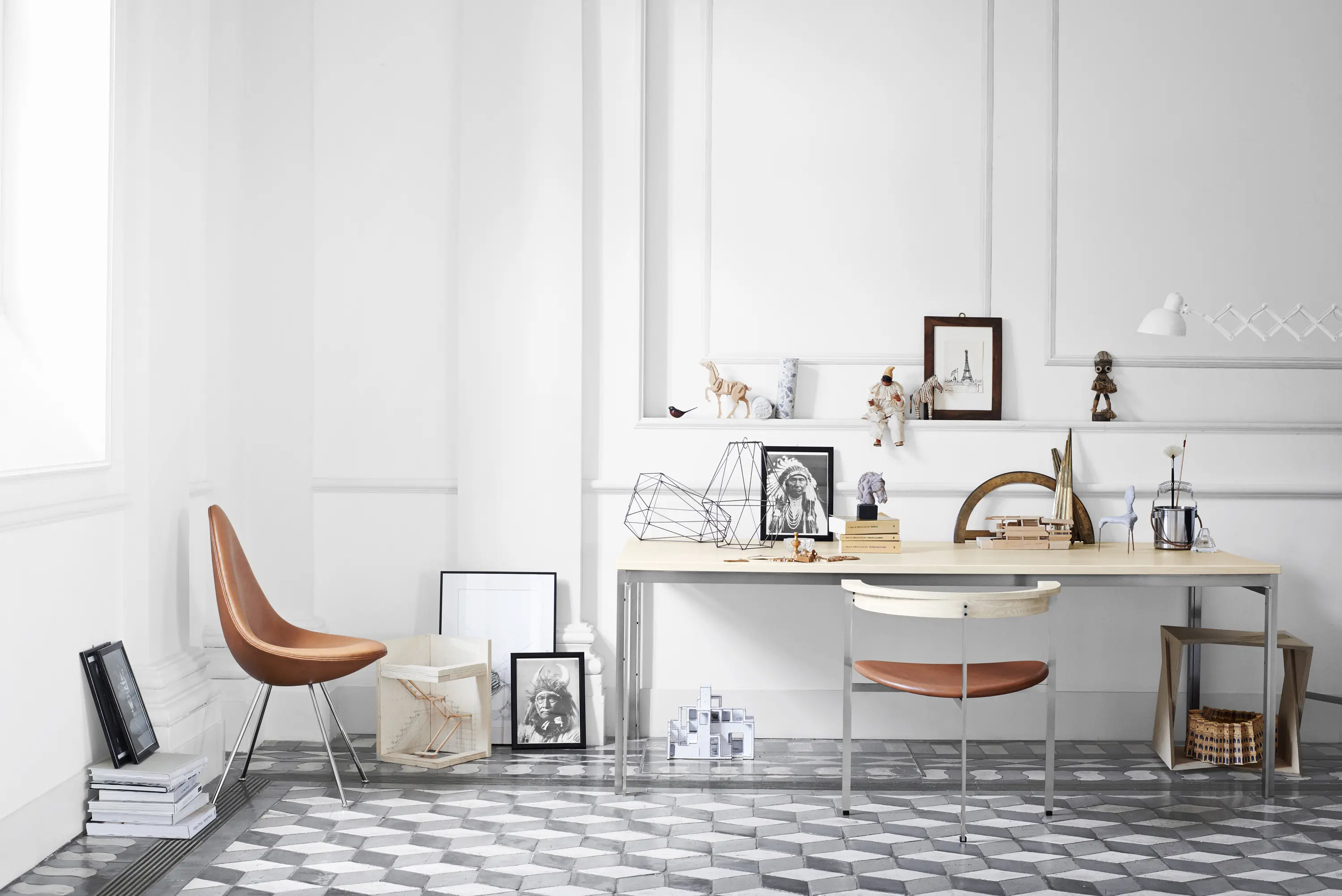 Fritz Hansen - Drop™ | Chair | 3110 | Fully upholstered | Chrome base