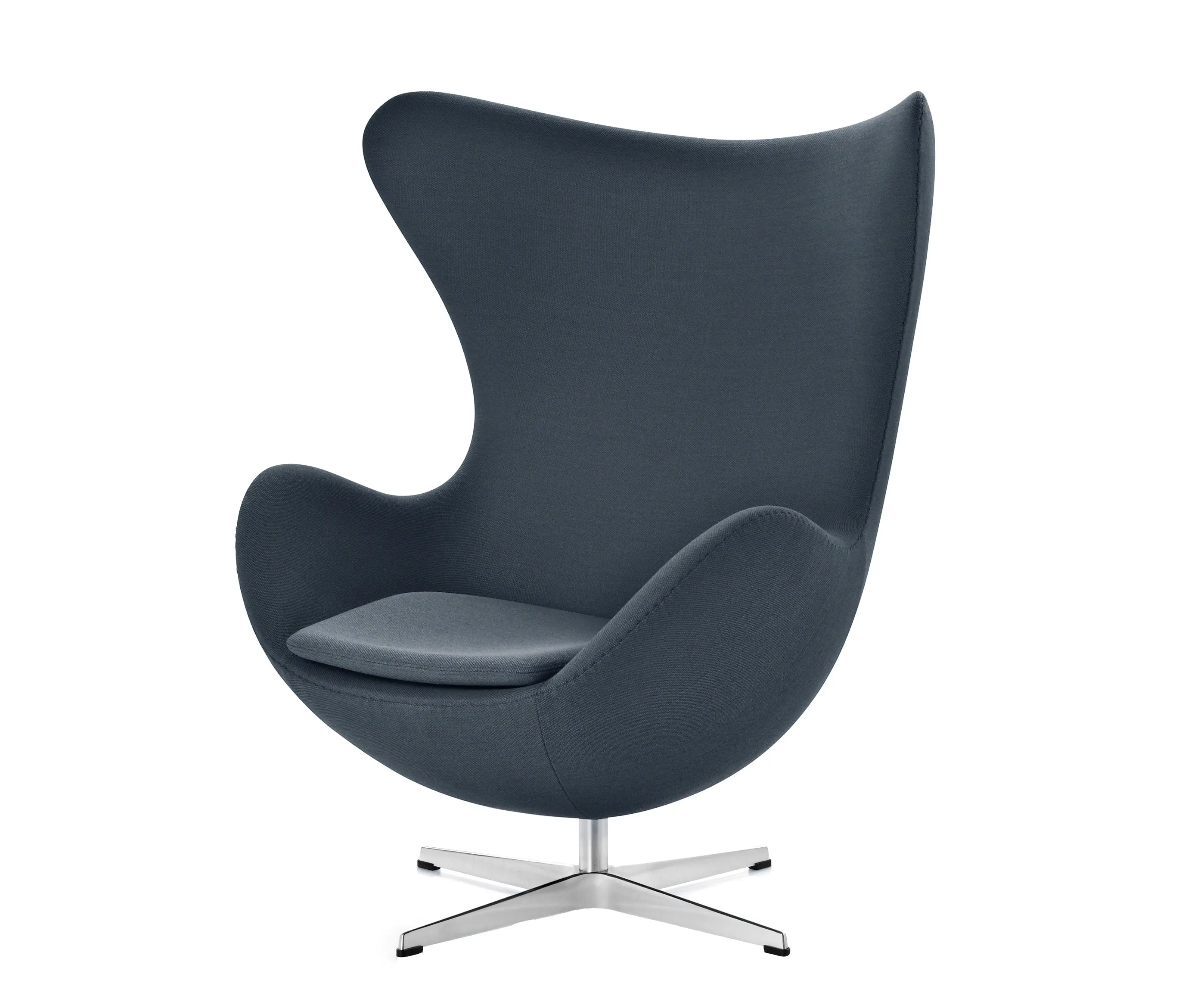 Fritz Hansen - Egg™ Lounge chair | 3316 | Textile | Polished aluminum base