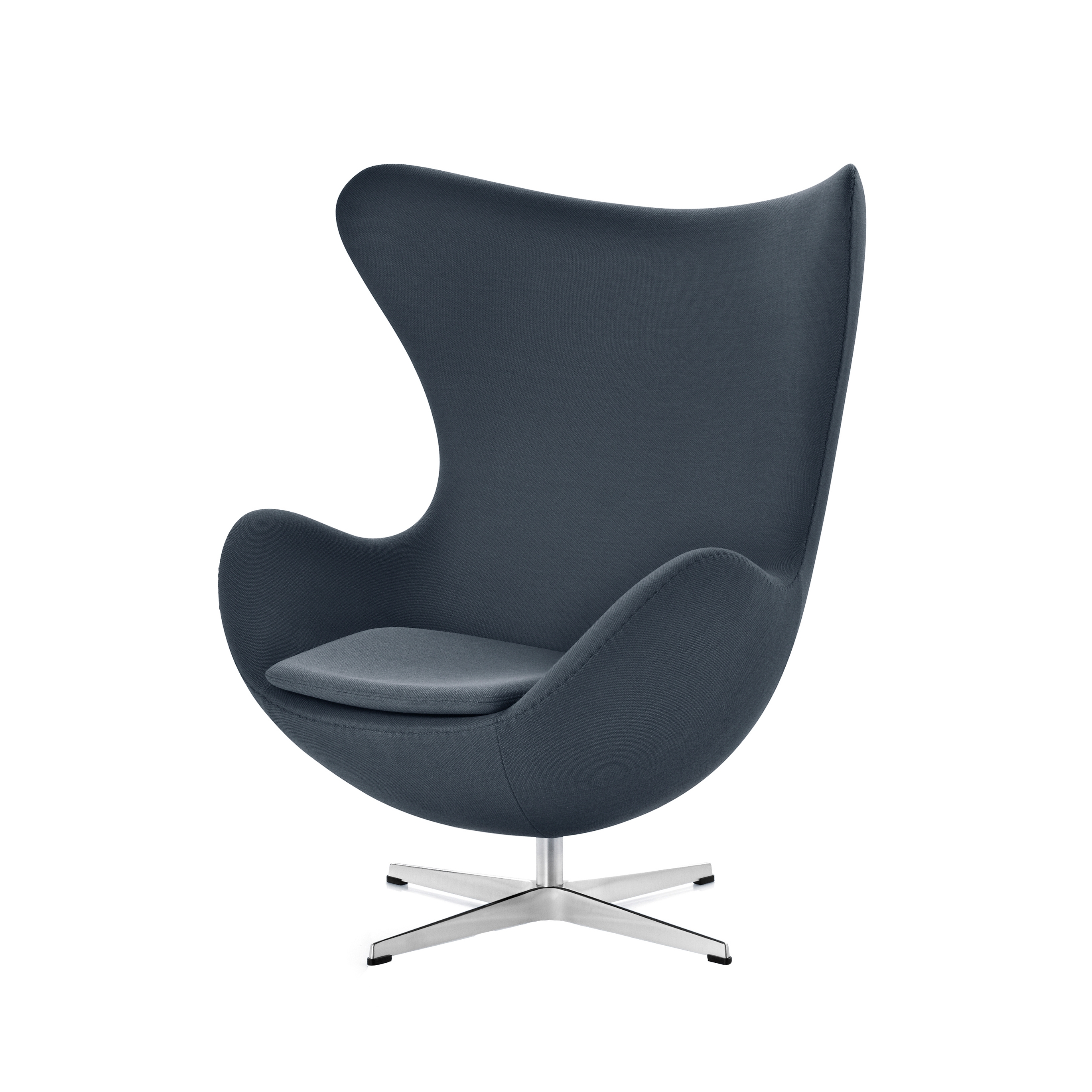Egg™ Lounge chair | 3316 | Textile | Polished aluminum base