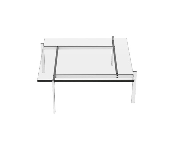 Produkt PK61™ Coffee table | Glass | Satin brushed stainless steel base des Herstellers Fritz Hansen anzeigen