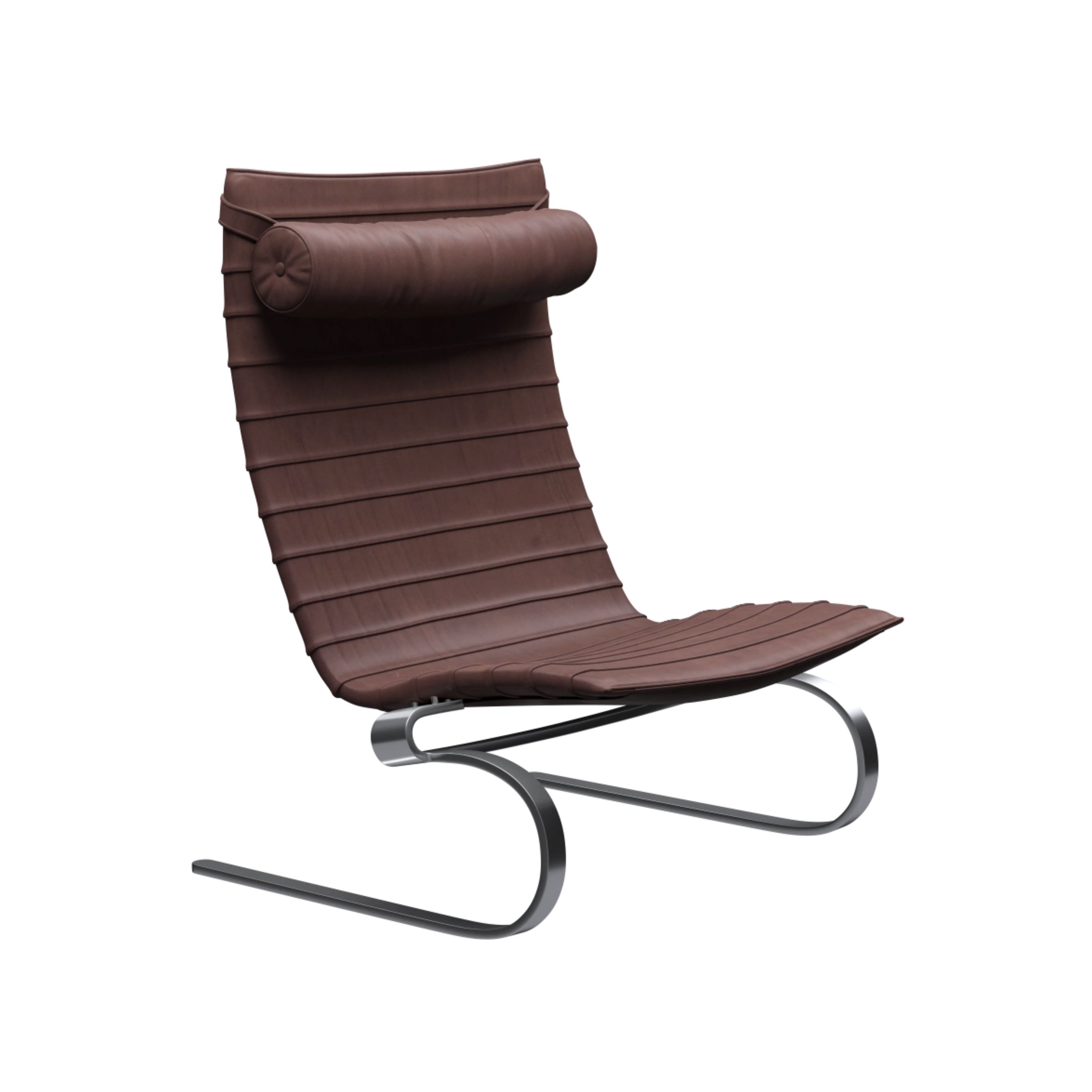 Produkt PK20™ | Lounge chair | Leather | Matt chromed spring steel base des Herstellers Fritz Hansen anzeigen