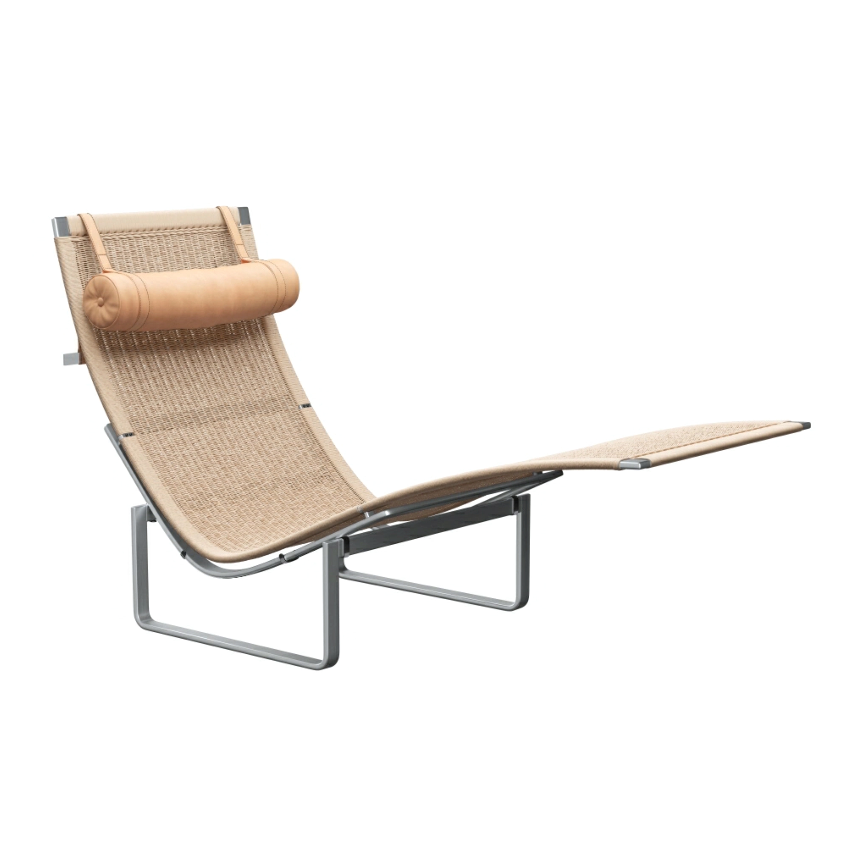 Produkt PK24™ | Lounge chair | Wicker | Satin brushed stainless spring steel base des Herstellers Fritz Hansen anzeigen