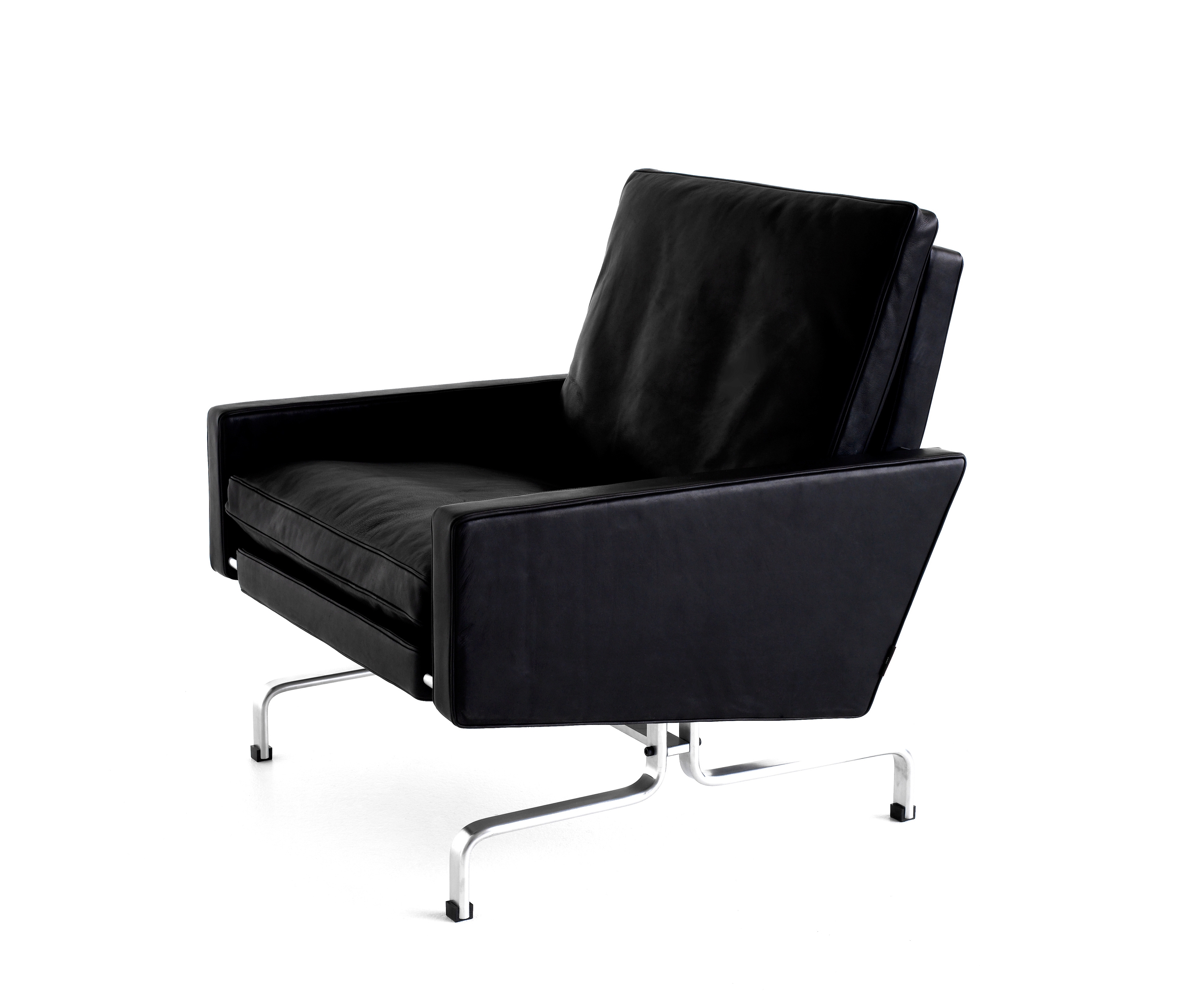 Produkt PK31™ | Lounge chair | Leather | Matt chromed spring steel base | Module des Herstellers Fritz Hansen anzeigen