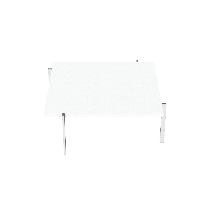 Display product PK61A™ | Coffee table | Marble | Satin brushed stainelss steel base from manufacturer Fritz Hansen