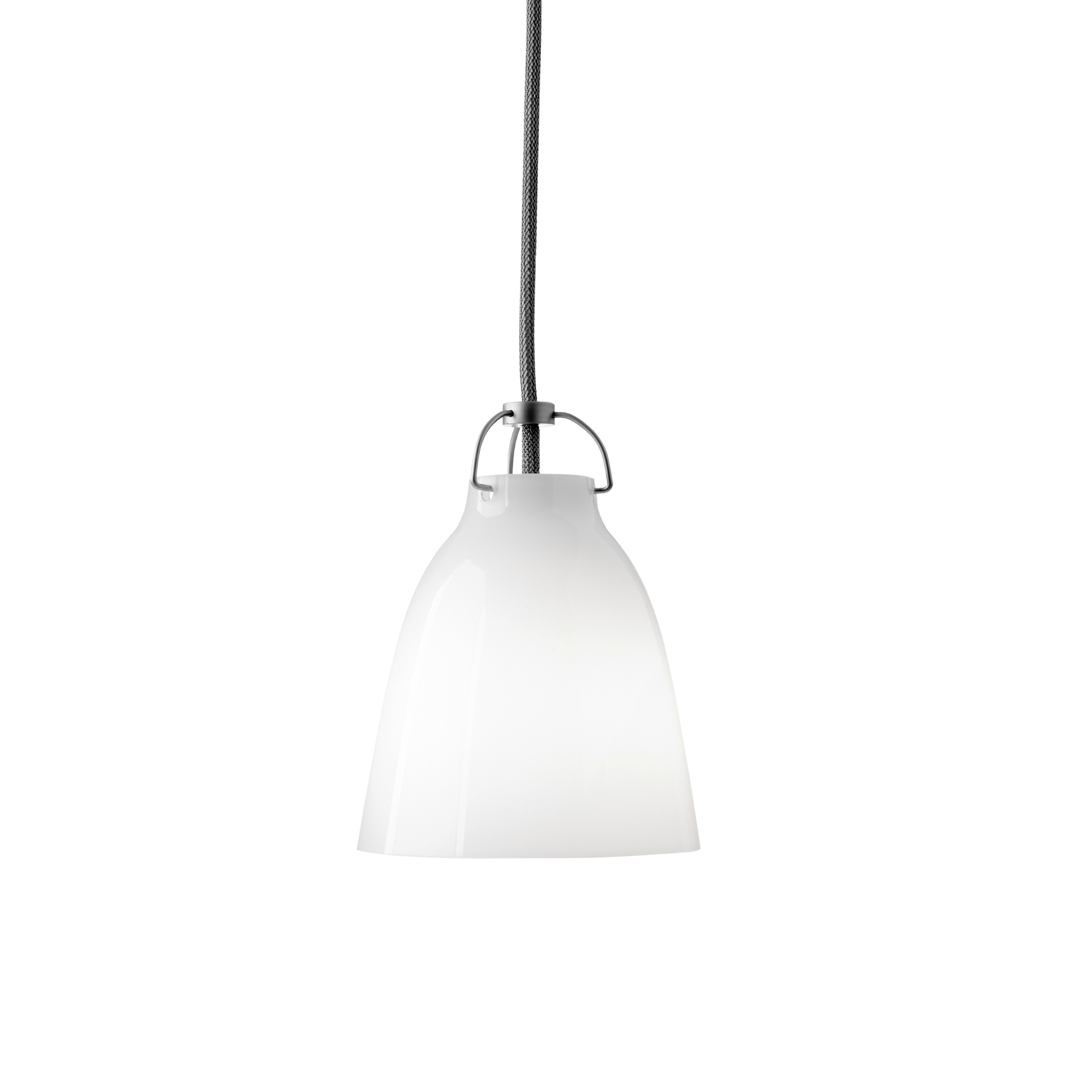Afficher le produit Caravaggio™ LED  Pendant | P0 | Opal Glass | Silver-grey cord du fabricant Fritz Hansen