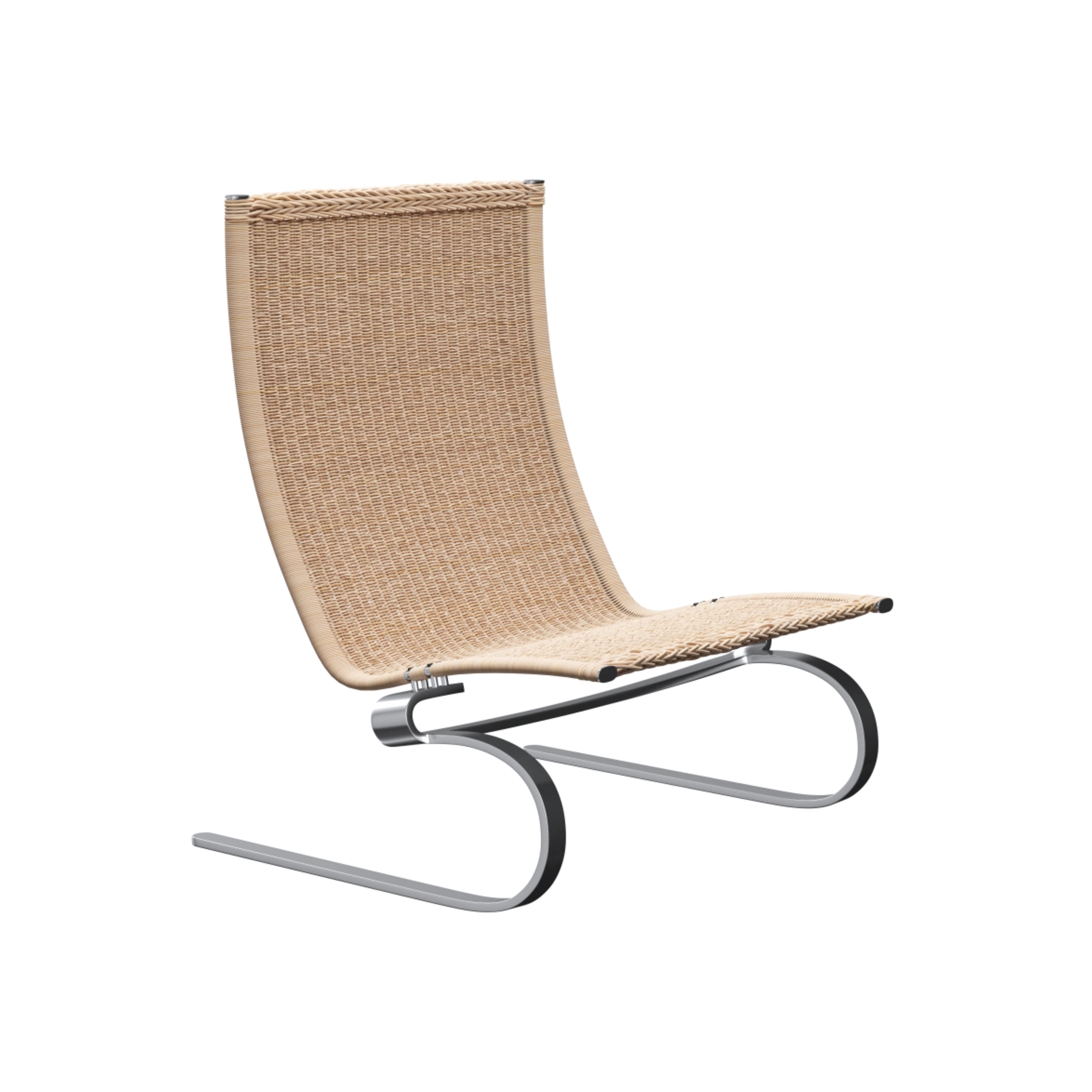 Produkt PK20™ | Lounge chair | Wicker | Matt chromed spring steel base des Herstellers Fritz Hansen anzeigen
