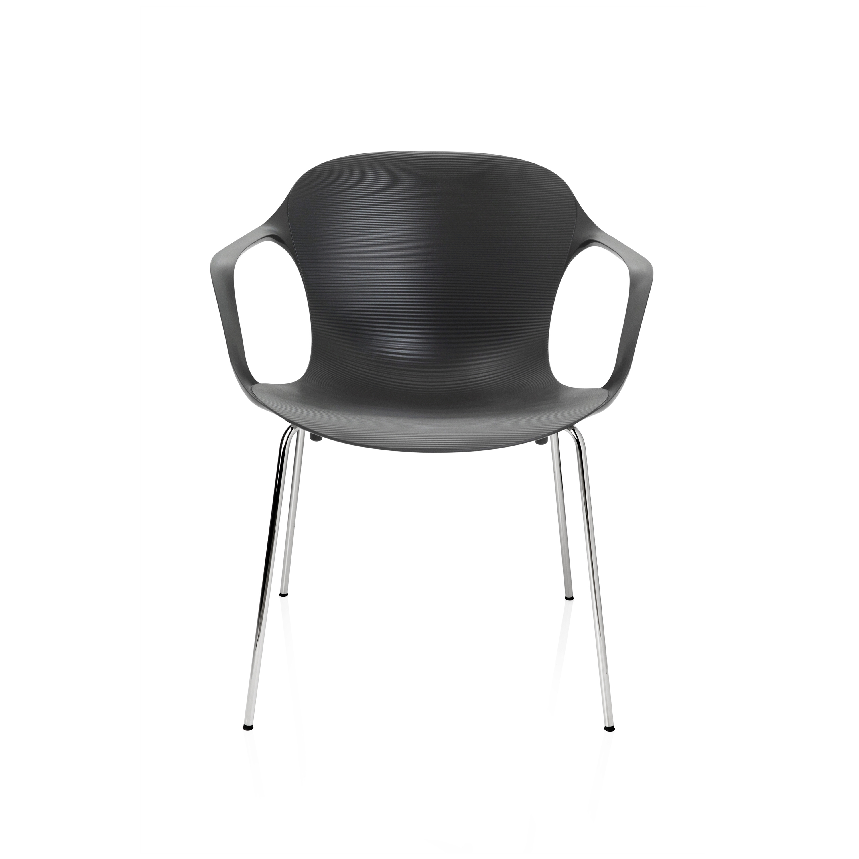 Display product NAP™ | Chair | KS60 | Pepper grey | Chrome base from manufacturer Fritz Hansen
