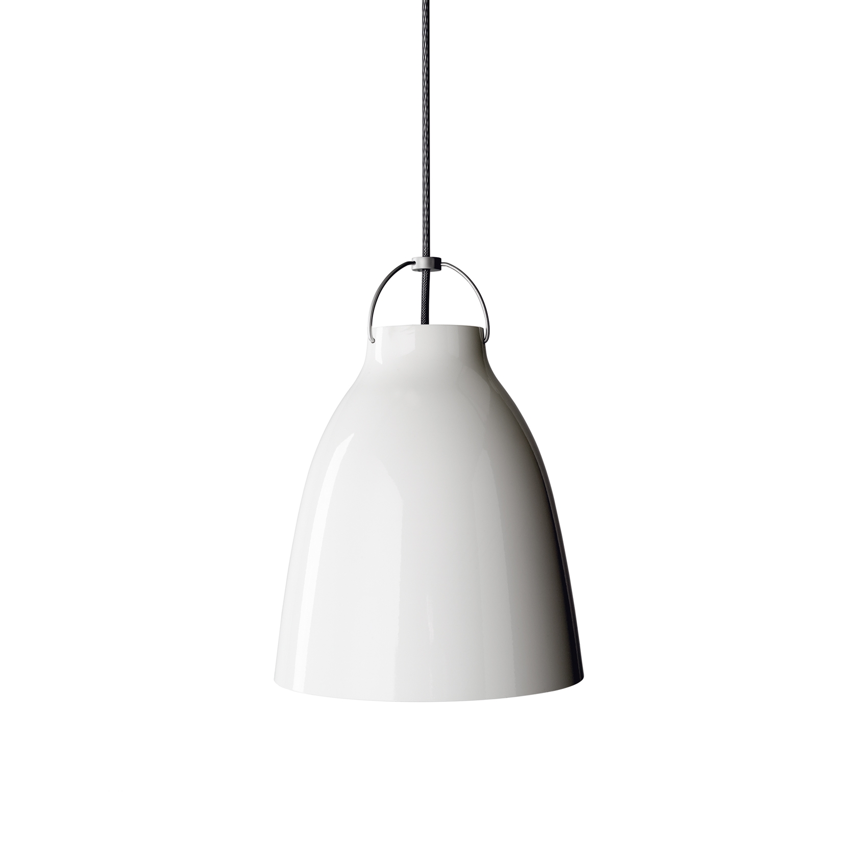 Caravaggio™ | Pendant | P1 | White | Grey cord