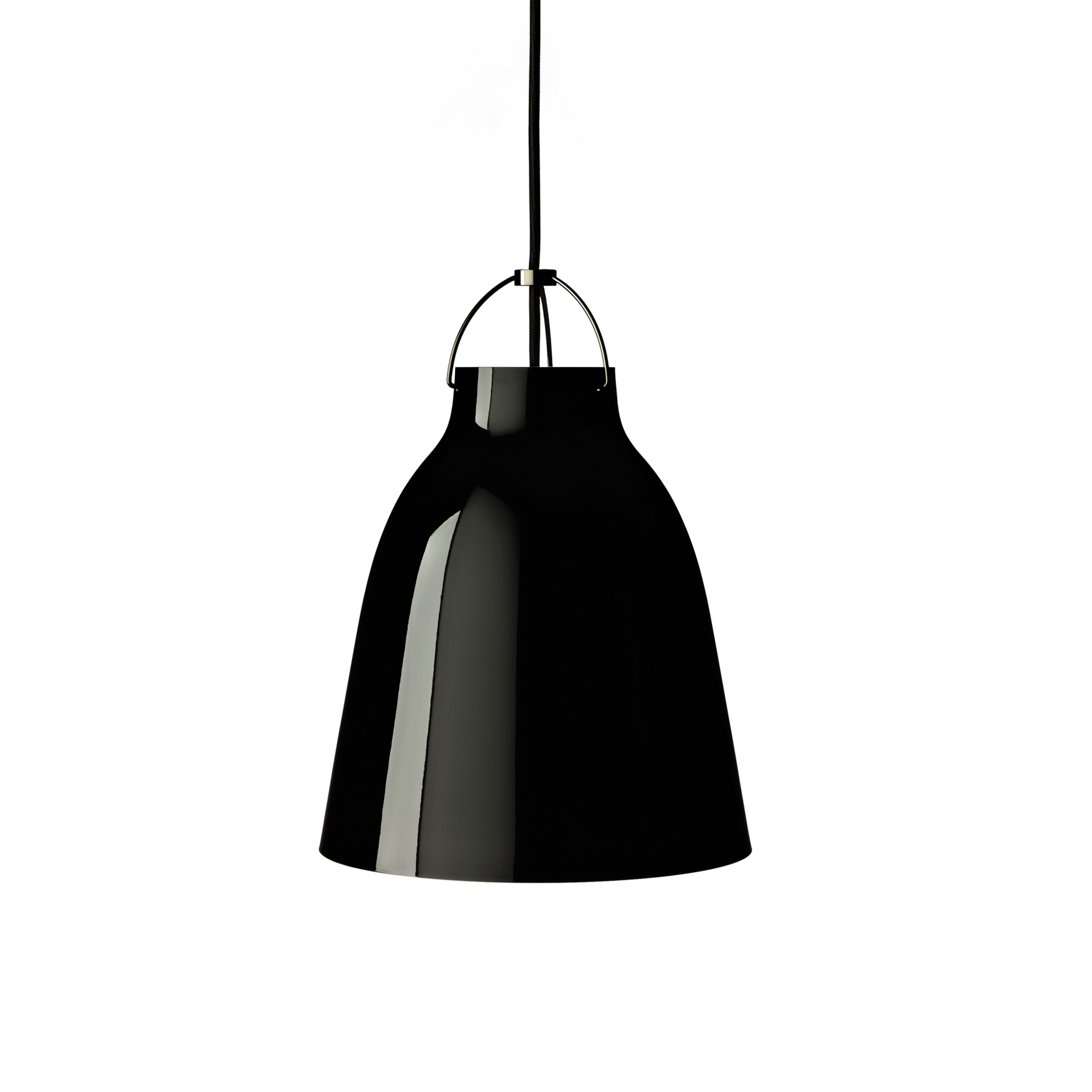 Display product Caravaggio™ | Pendant | P2 | Black | Black cord from manufacturer Fritz Hansen