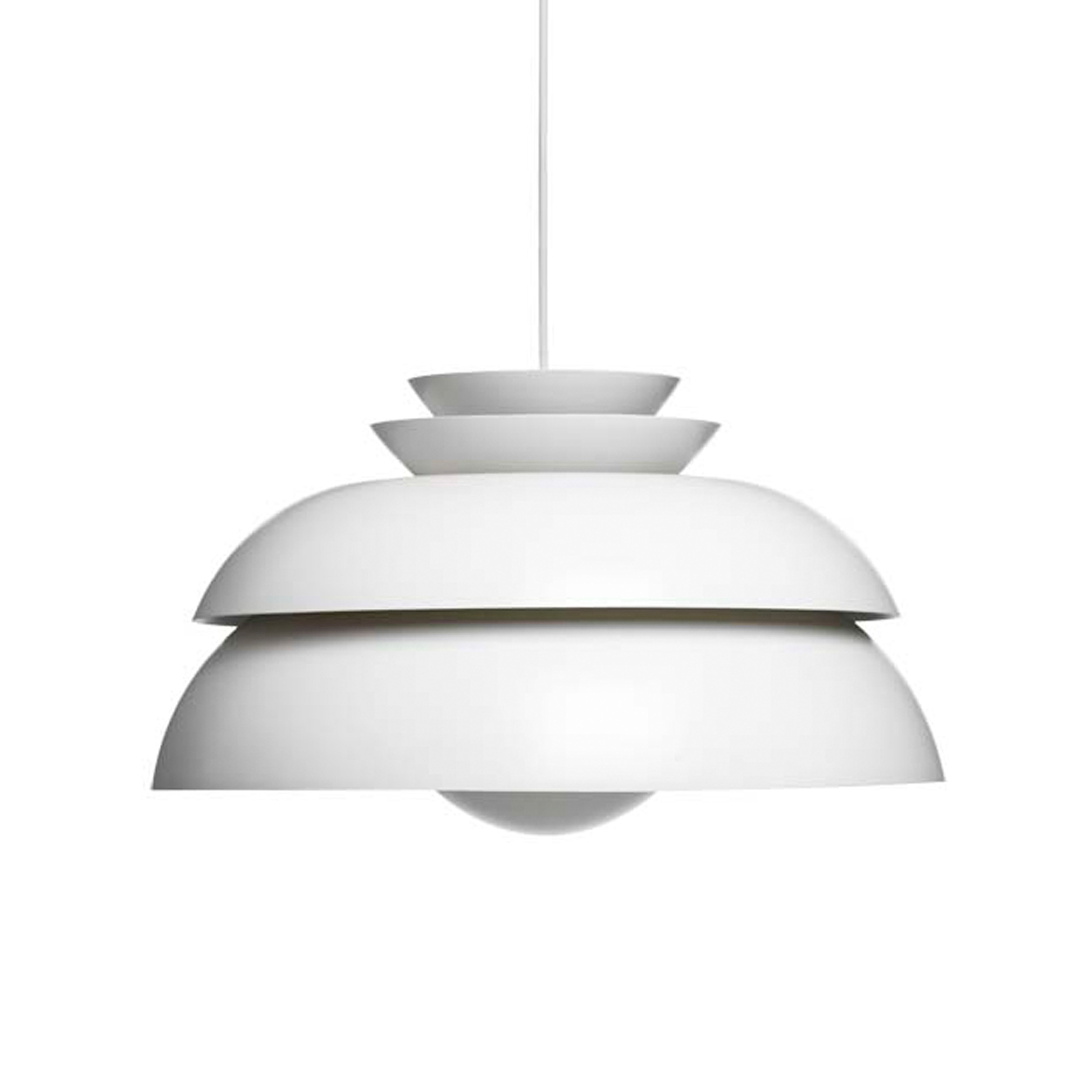 Afficher le produit Concert™ | Pendant | White | P3 | White cord + wire du fabricant Fritz Hansen