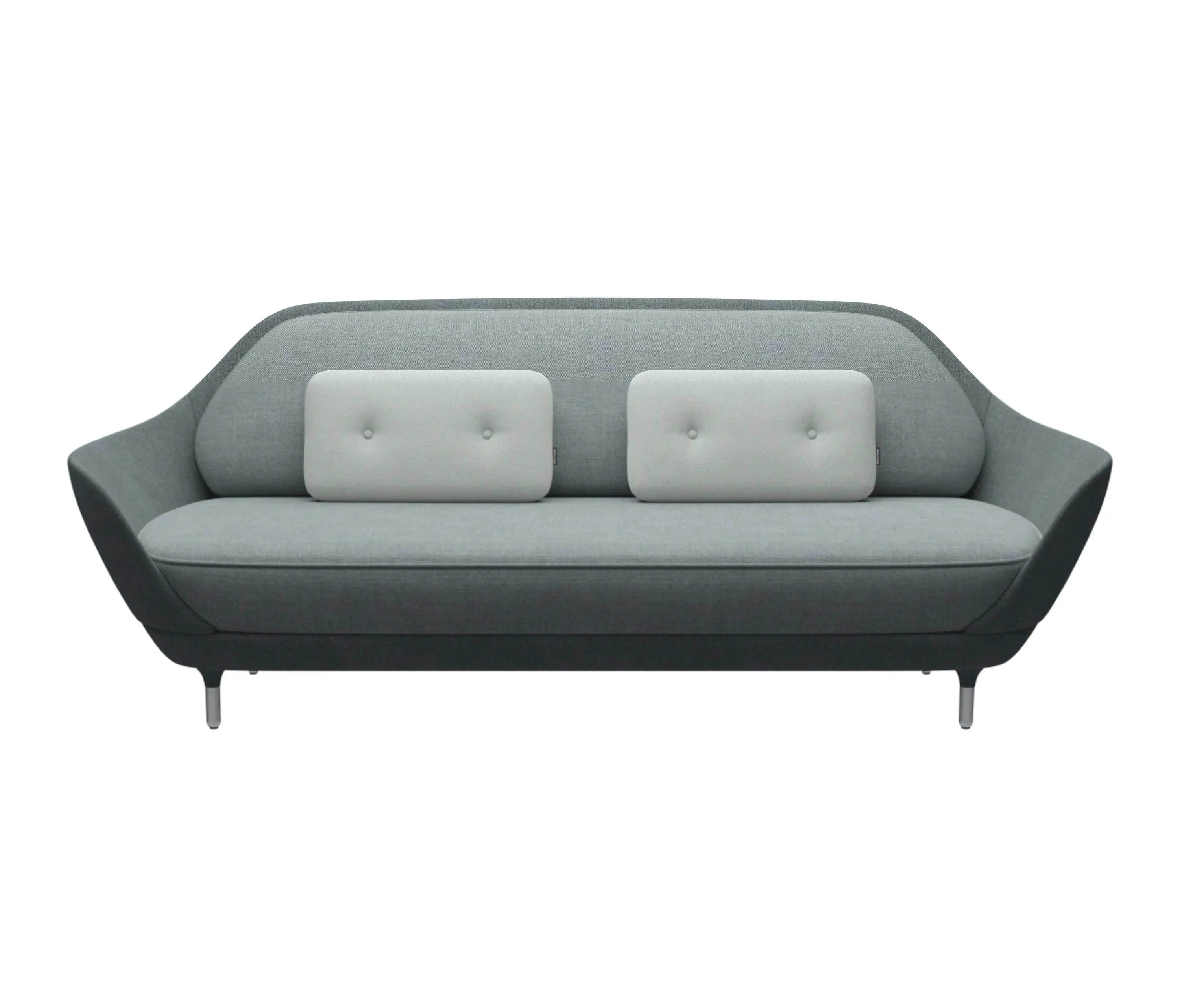 Fritz Hansen - Favn™ | Sofa | JH9 | Textile | Satin polished aluminum base