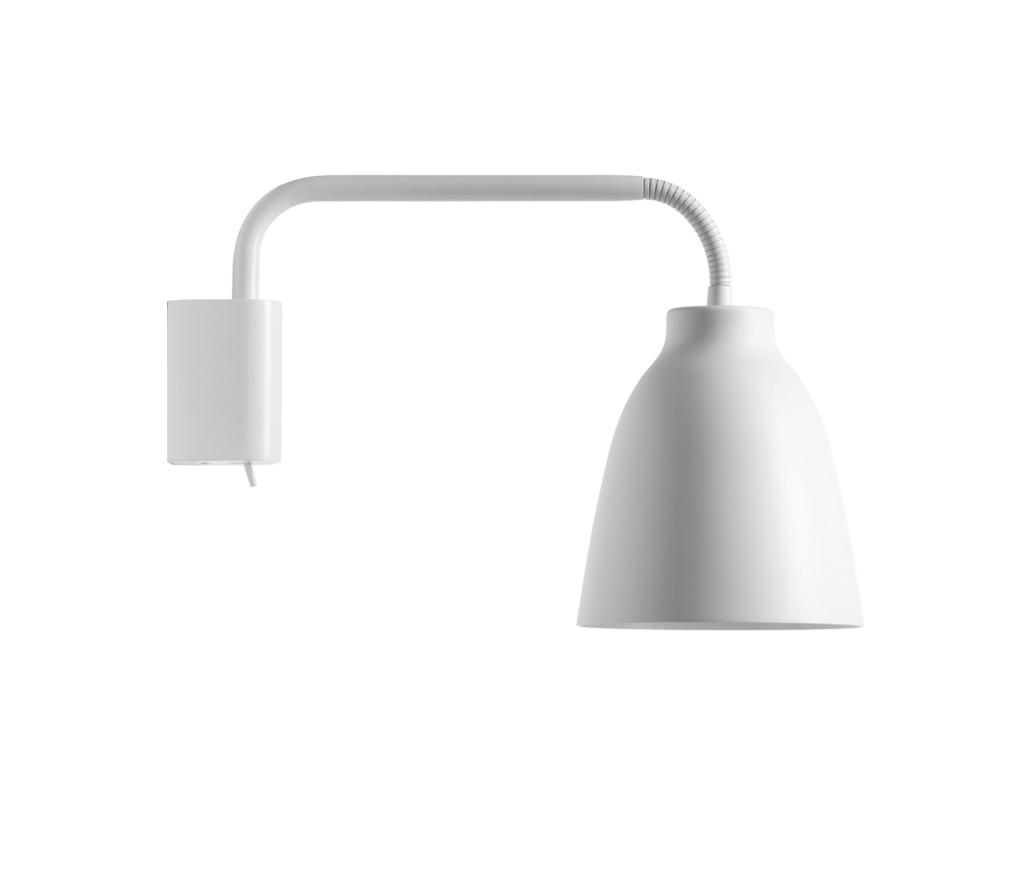 Vertoon produk Caravaggio™ Read | Wall lamp | White van vervaardiger Fritz Hansen