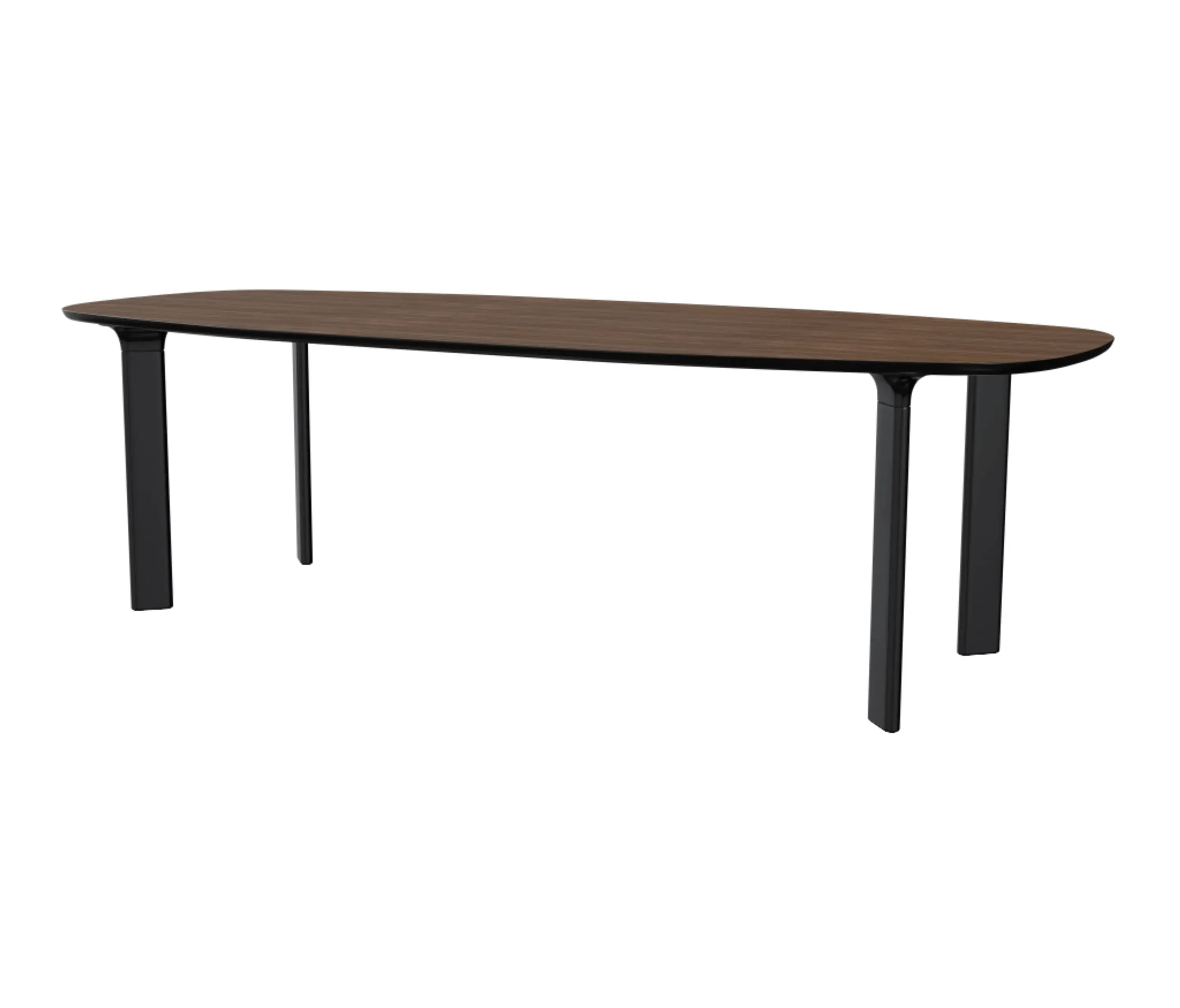 Fritz Hansen - Analog™ | Dining table | JH83 | Walnut laminate | Walnut base
