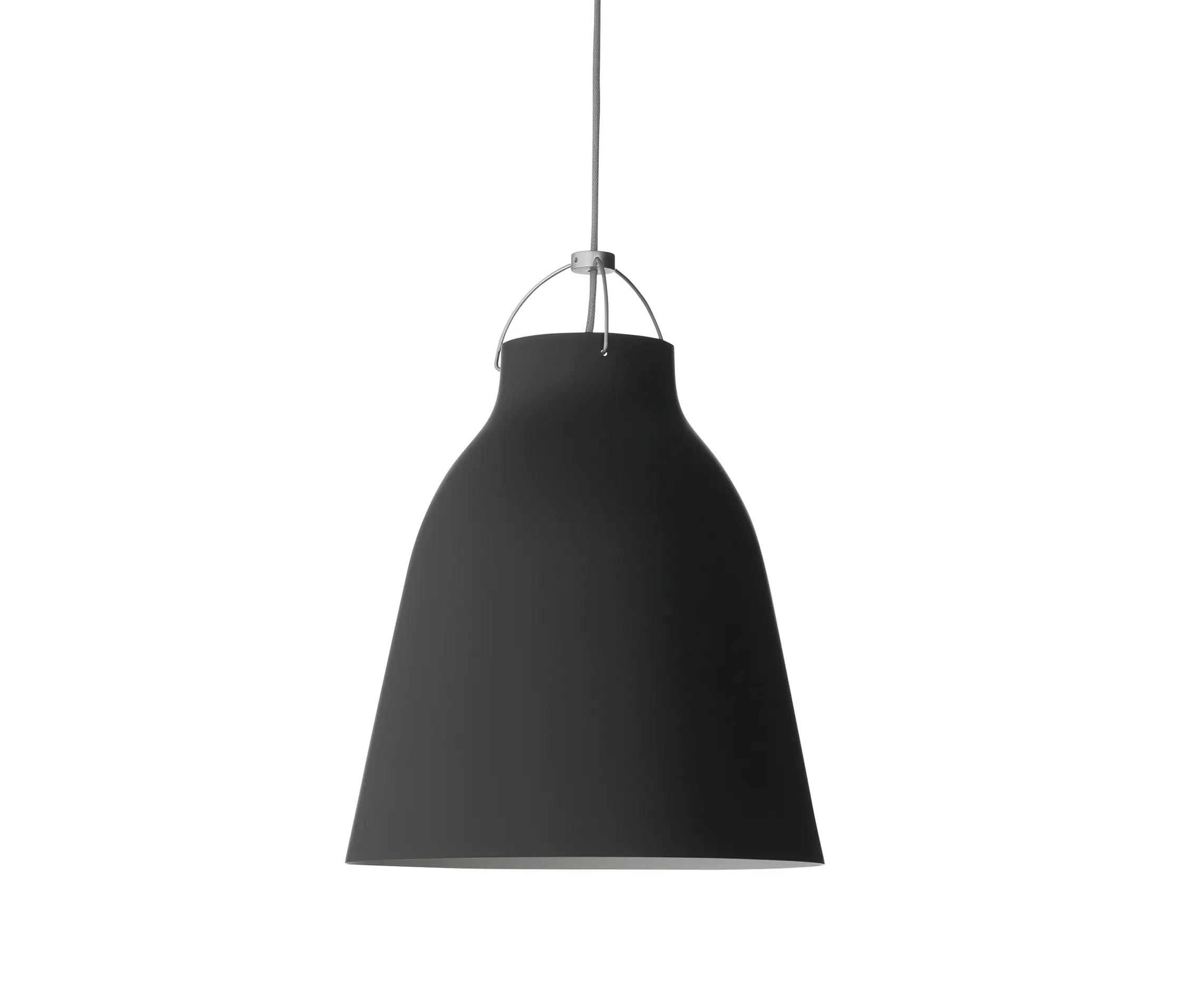 Fritz Hansen - Caravaggio™ Matt | Pendant | P3 | Black | Grey45 cord