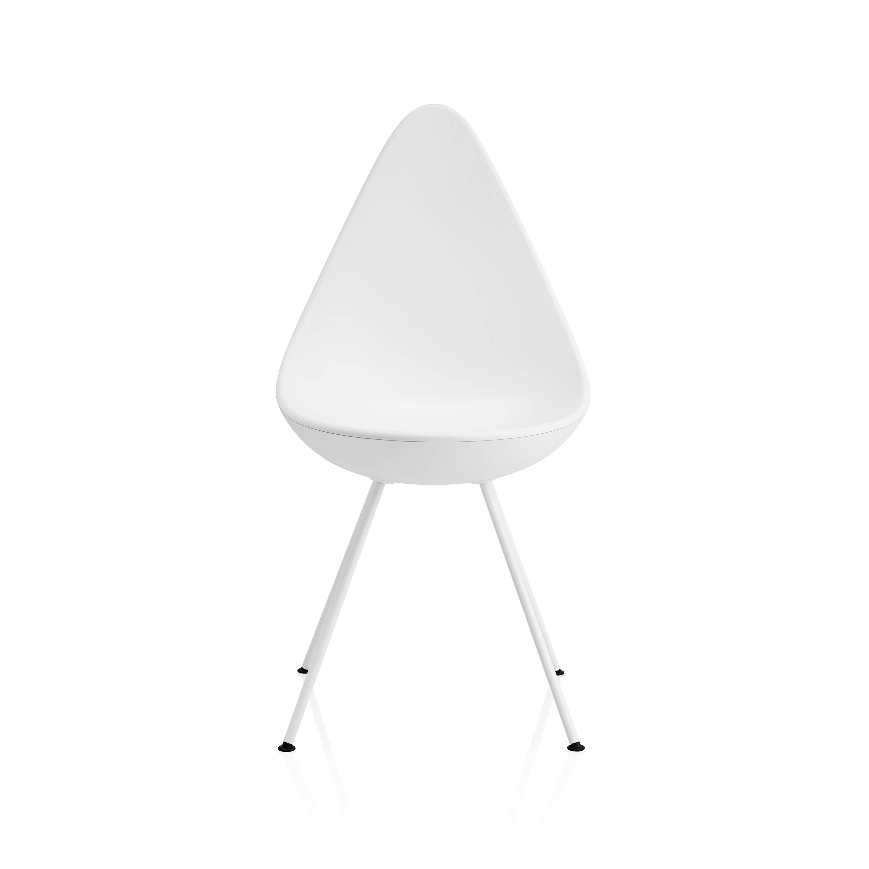 Drop™ | Chair | 3110 | White ABS/nylon reinforced plastic shell | White base