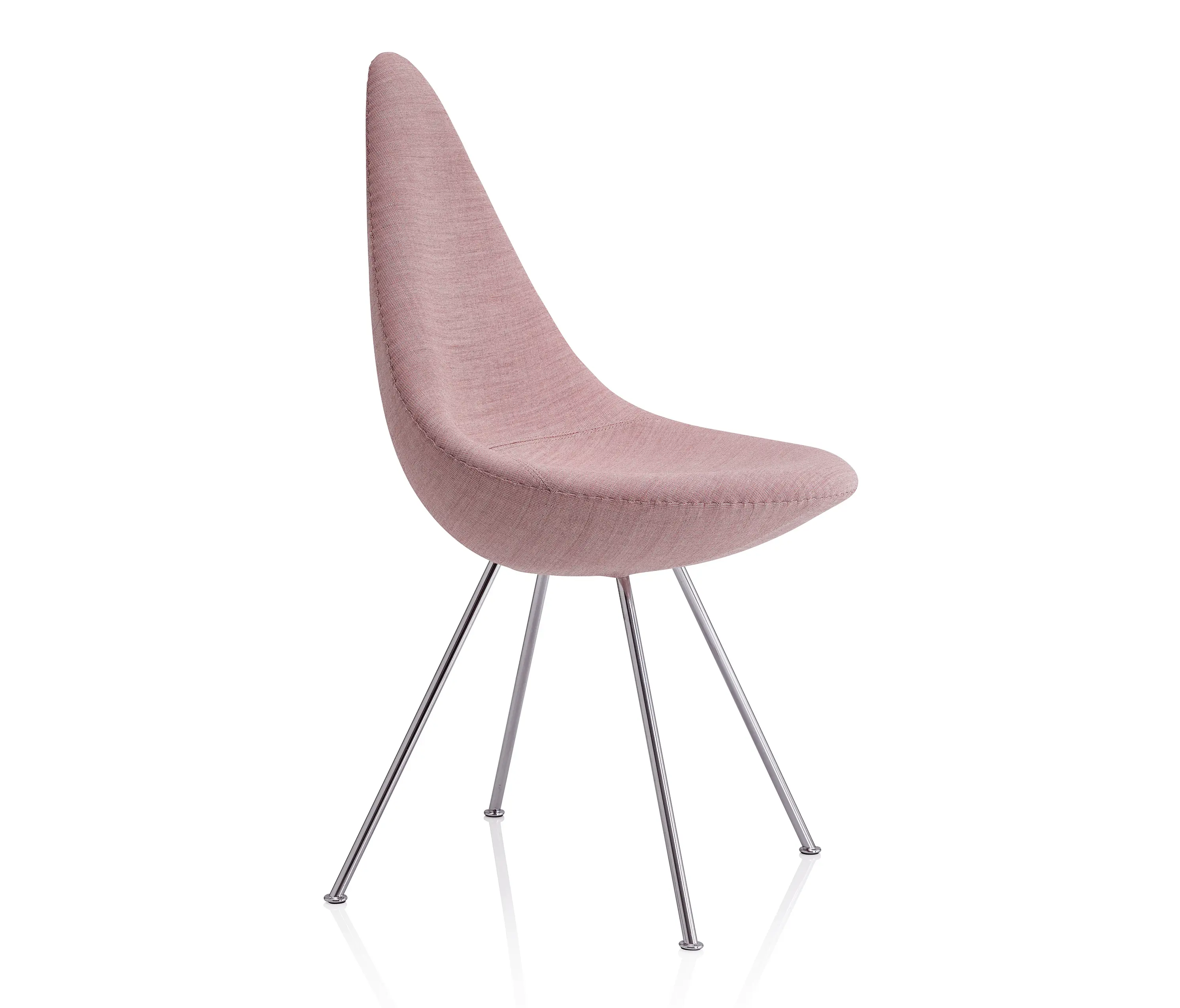 Fritz Hansen - Drop™ | Chair | 3110 | fully upholstered | Chrome base