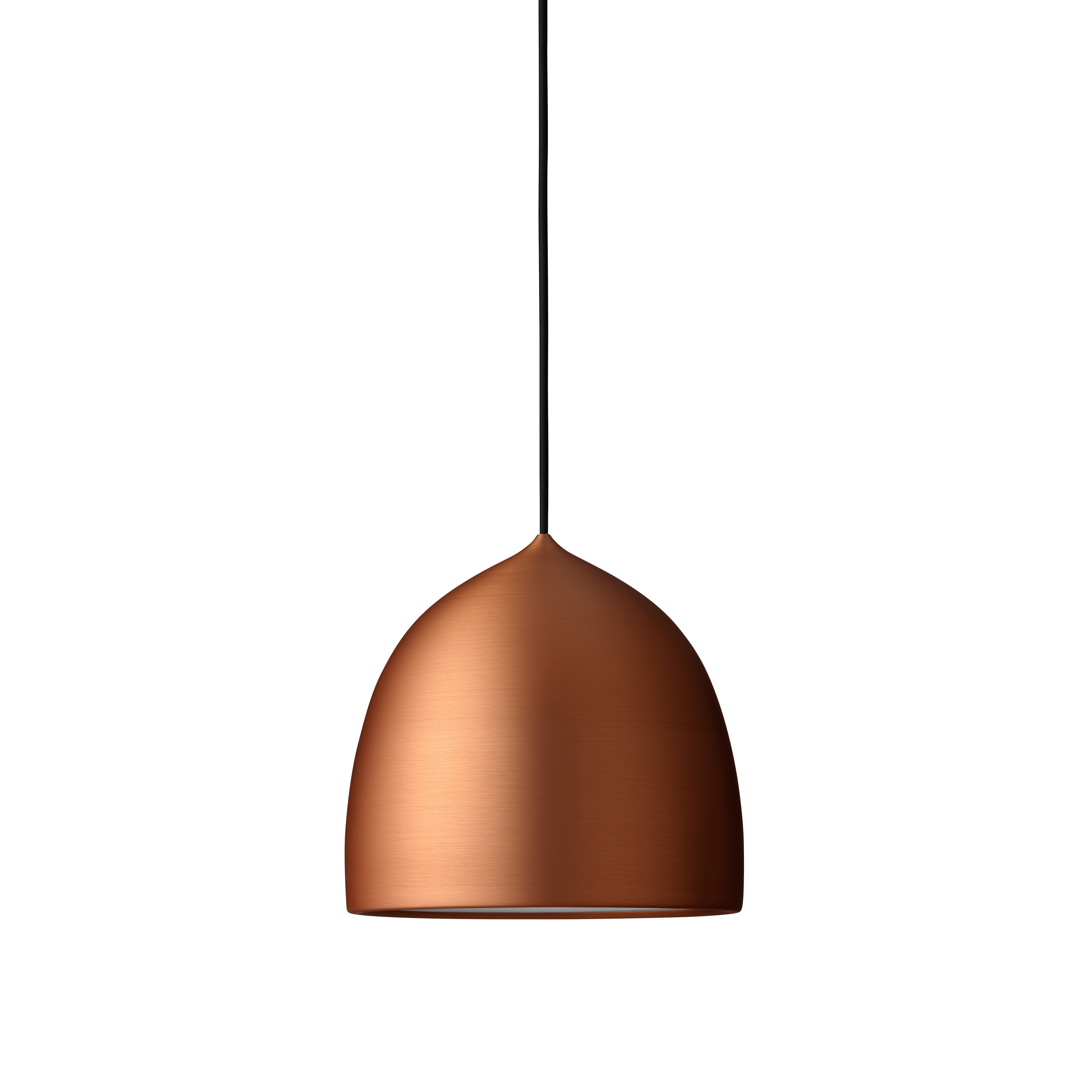 Display product Suspence™ | Pendant | P1 | Copper | Black cord from manufacturer Fritz Hansen