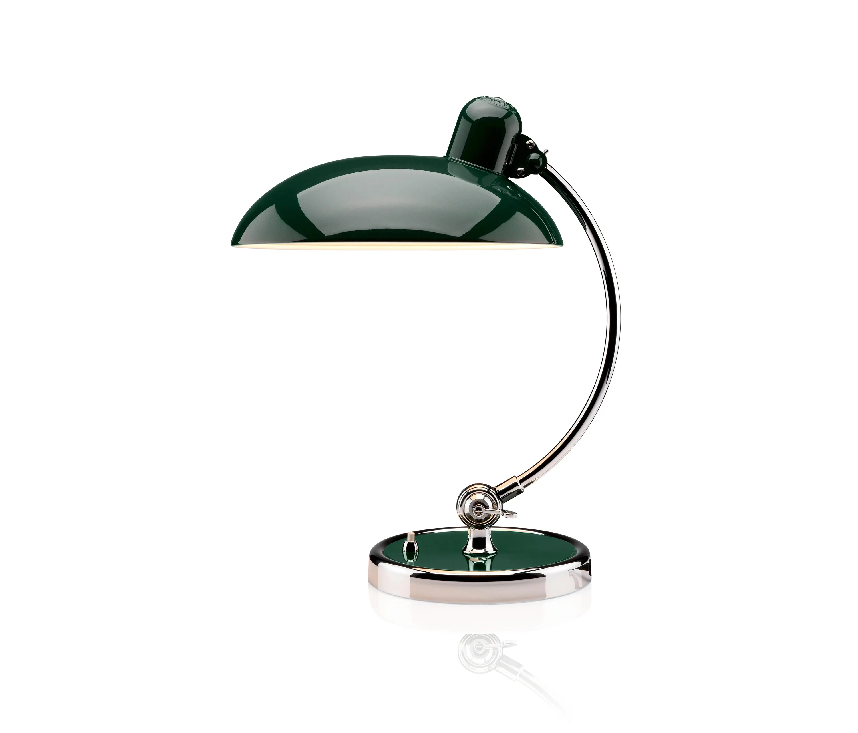 Fritz Hansen - Kaiser Idell™ | 6631-T | Table lamp | Dark green | Chrome