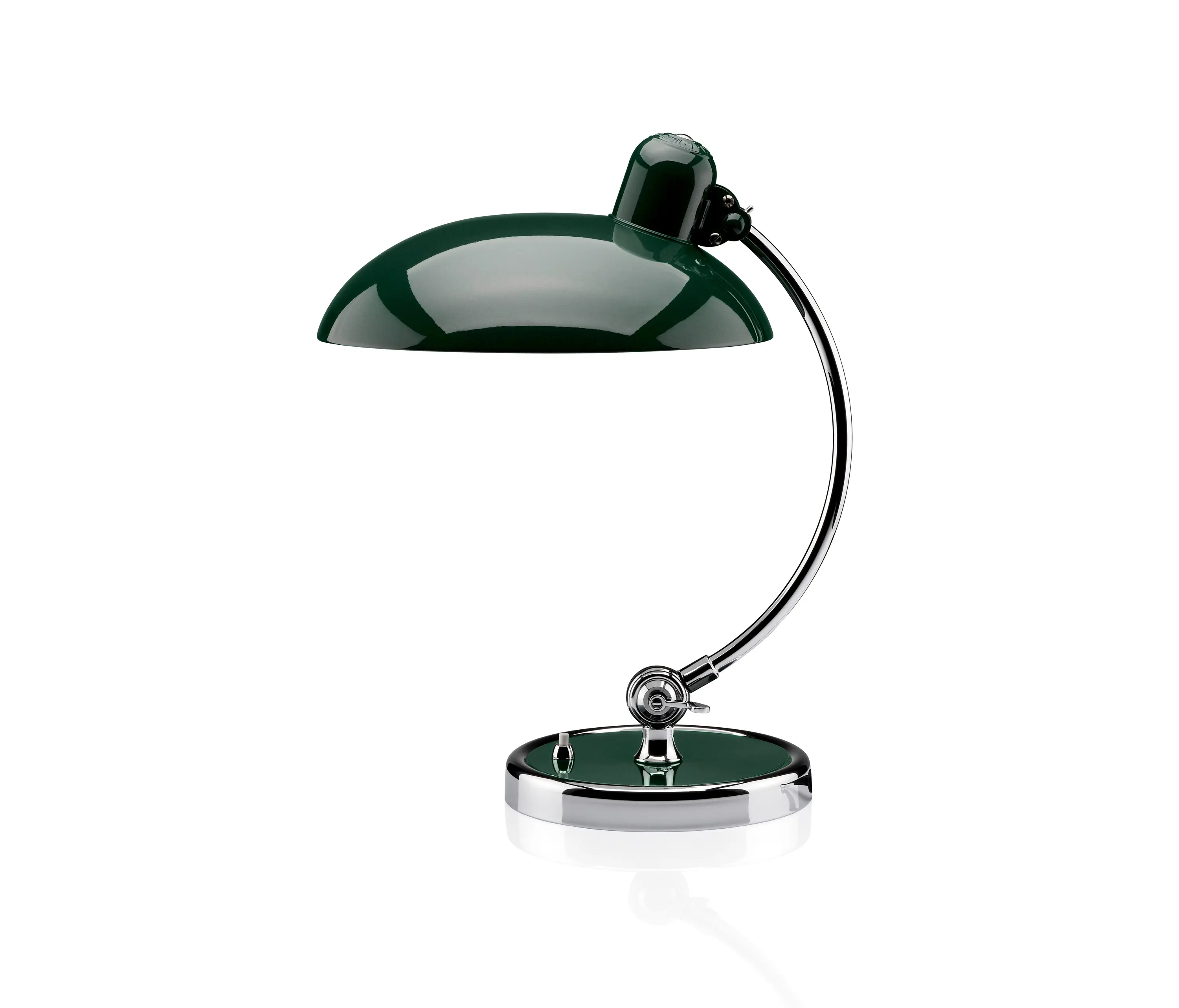 Fritz Hansen - Kaiser Idell™ | 6631-T | Table lamp | Dark green | Chrome