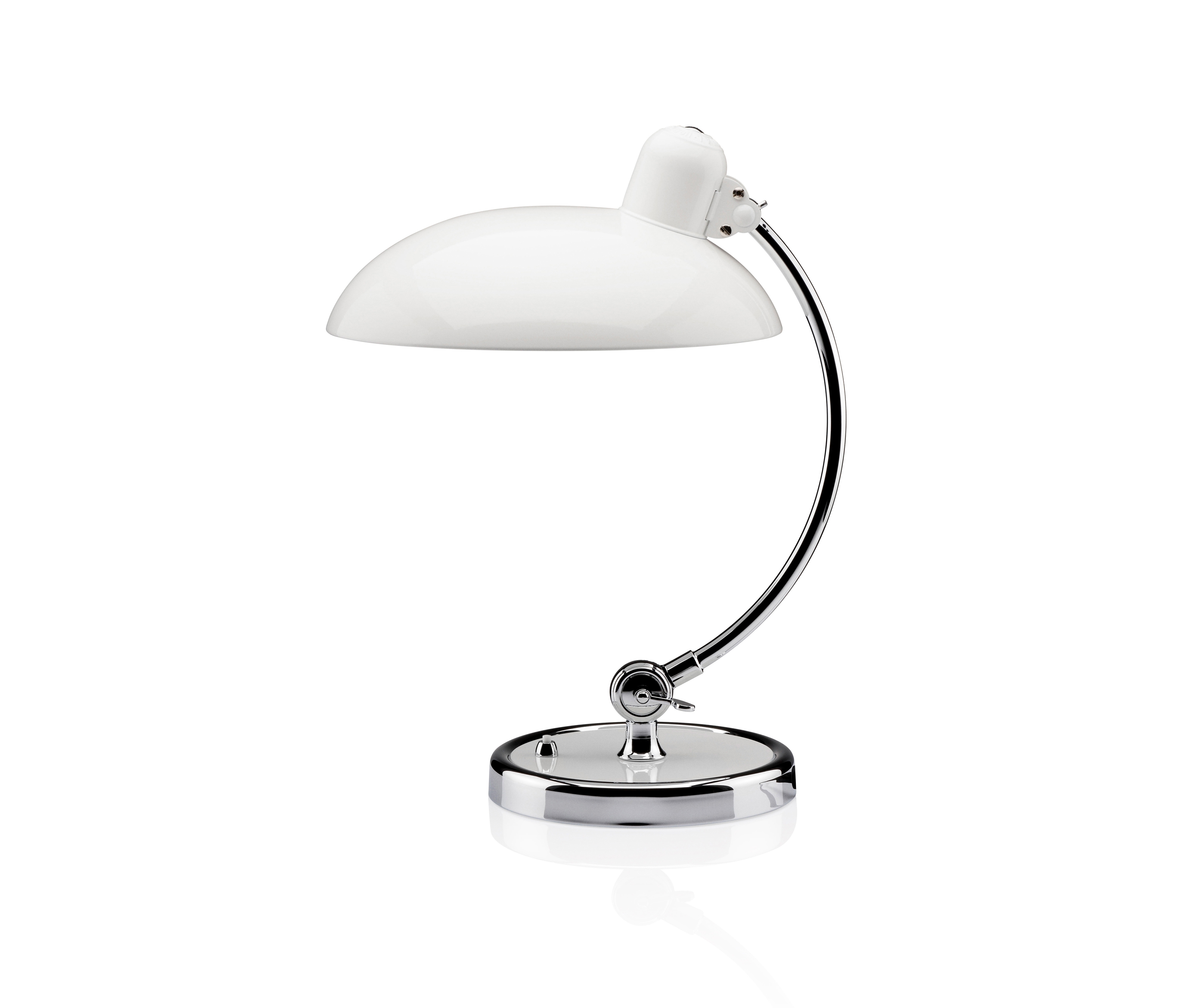 Display product Kaiser Idell™ | 6631-T | Table lamp | White | Chrome from manufacturer Fritz Hansen