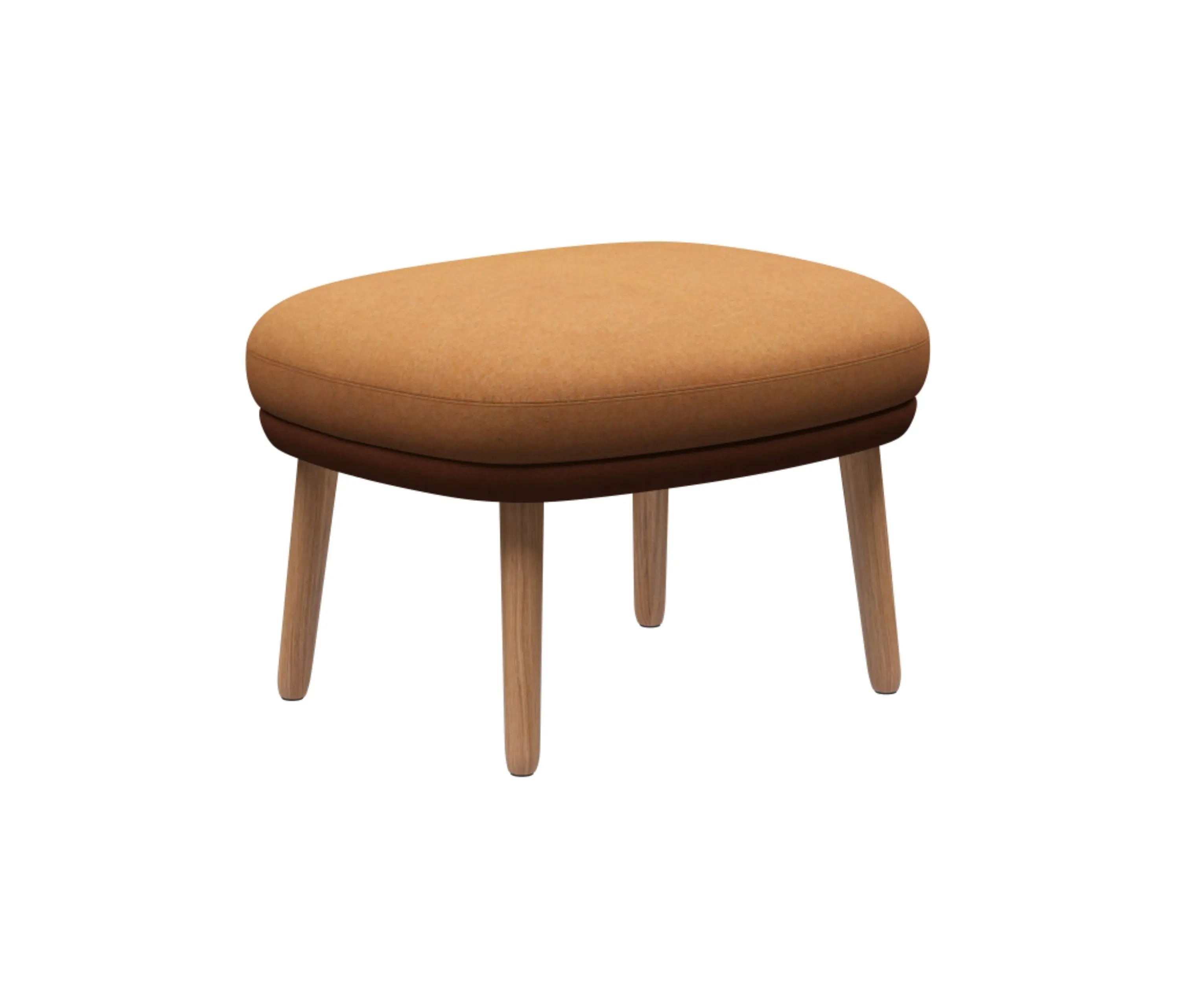 Fritz Hansen - Ro™ | Footstool | JH12 | Solid oak base