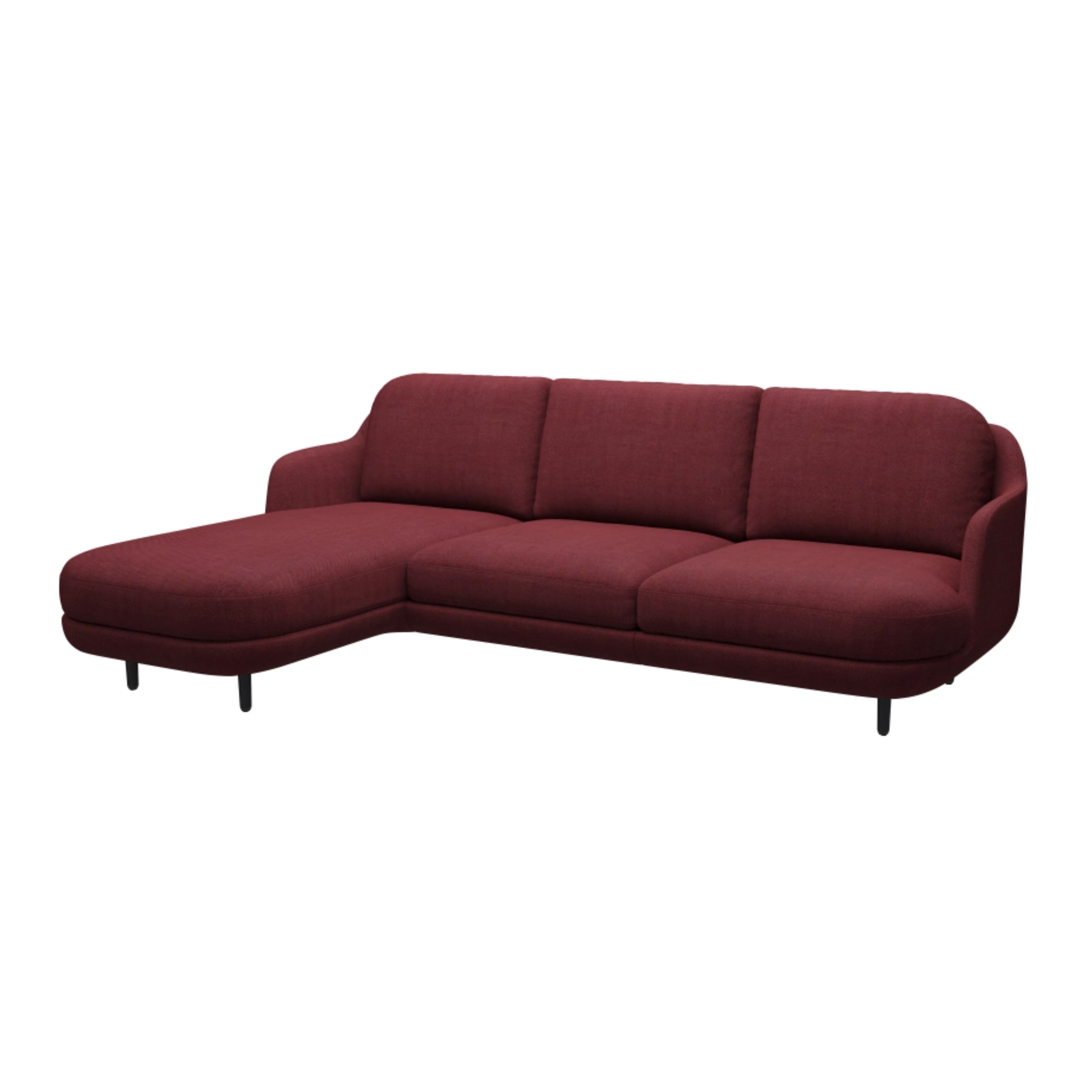 Mostrar el producto Lune™ | Sofa JH301 | Textile | Satin polished aluminum base del fabricante Fritz Hansen