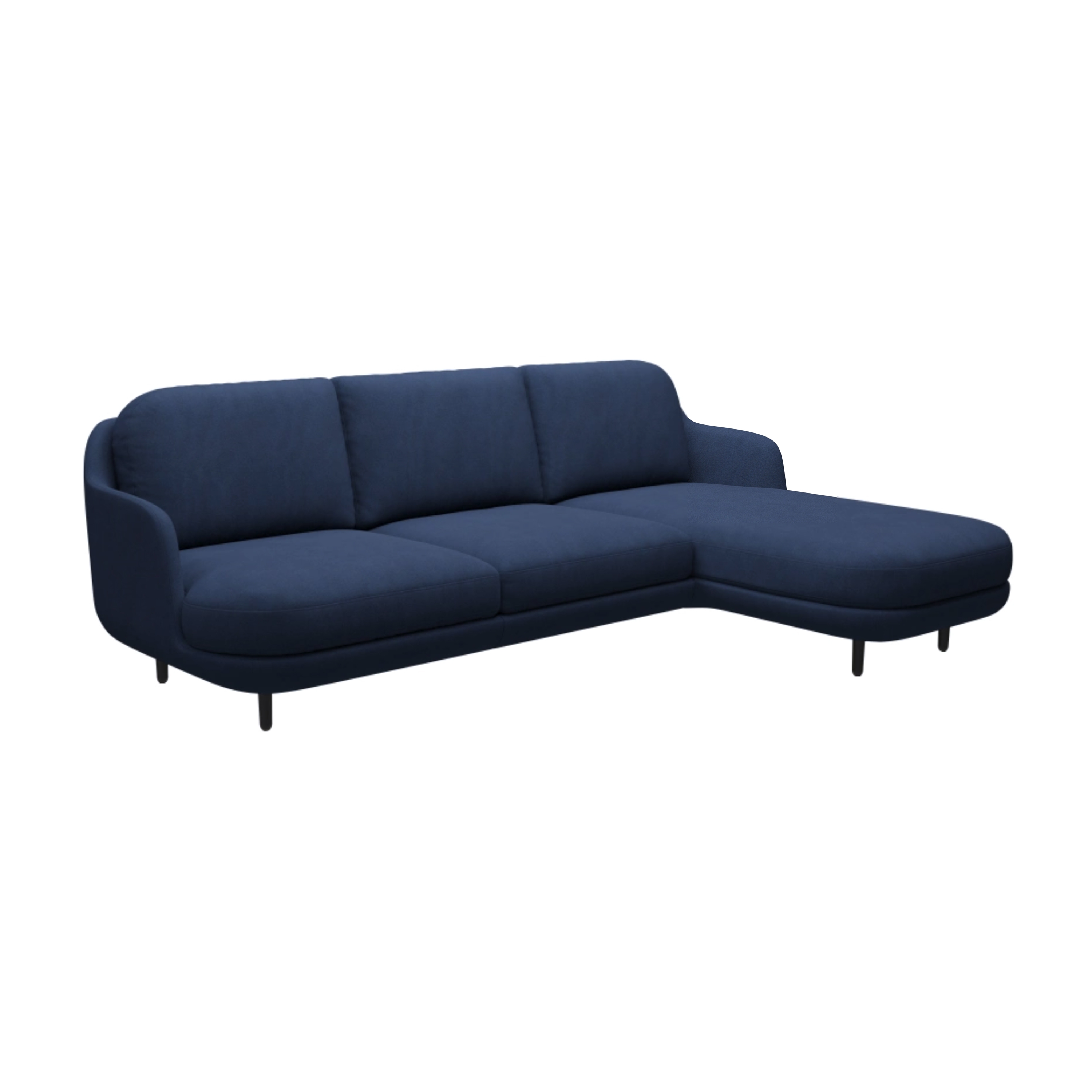 Mostra il prodotto Lune™ | Sofa JH302 | Textile | Satin polished aluminum base del produttore Fritz Hansen