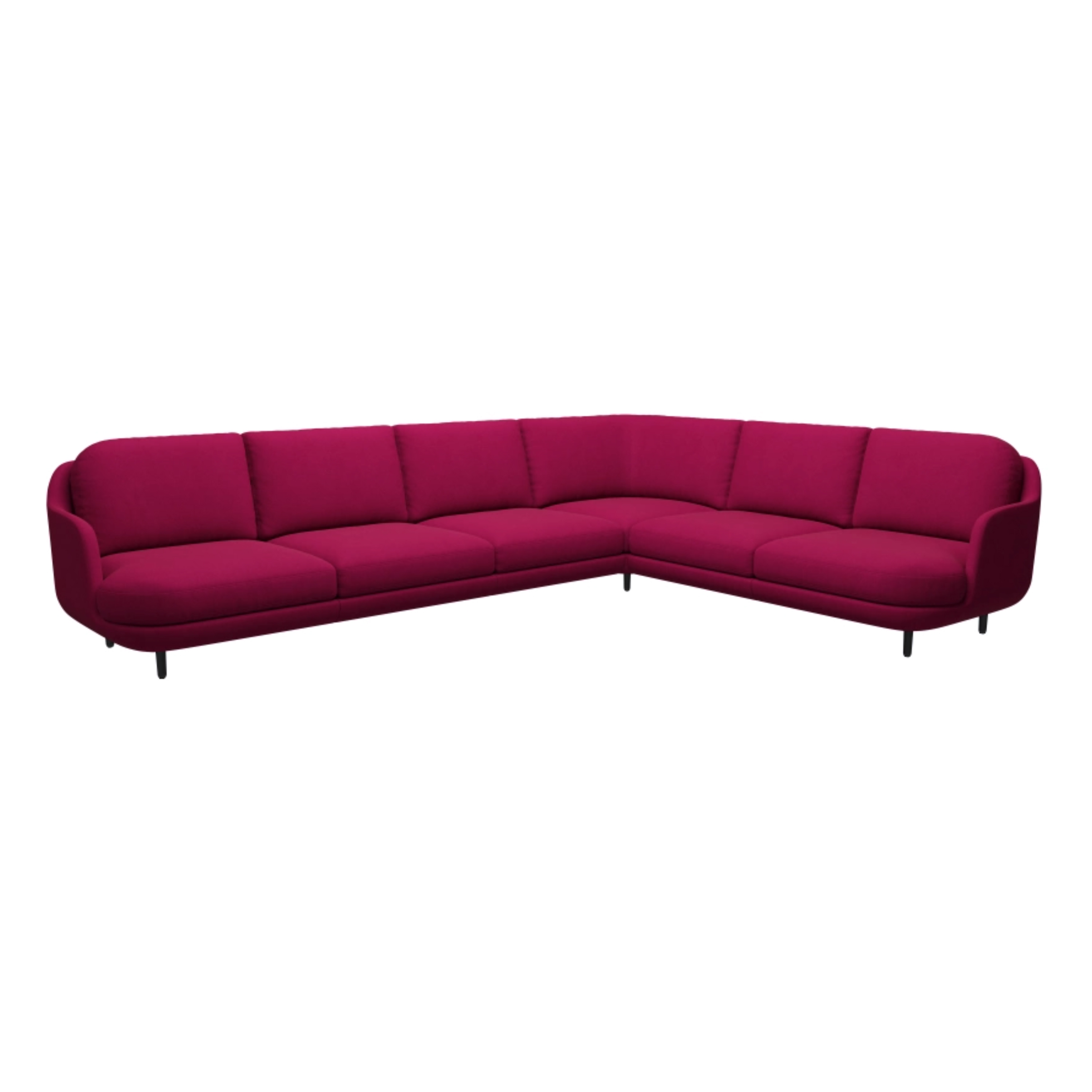 Display product Lune™ | Sofa JH610 | Textile | Oak base from manufacturer Fritz Hansen