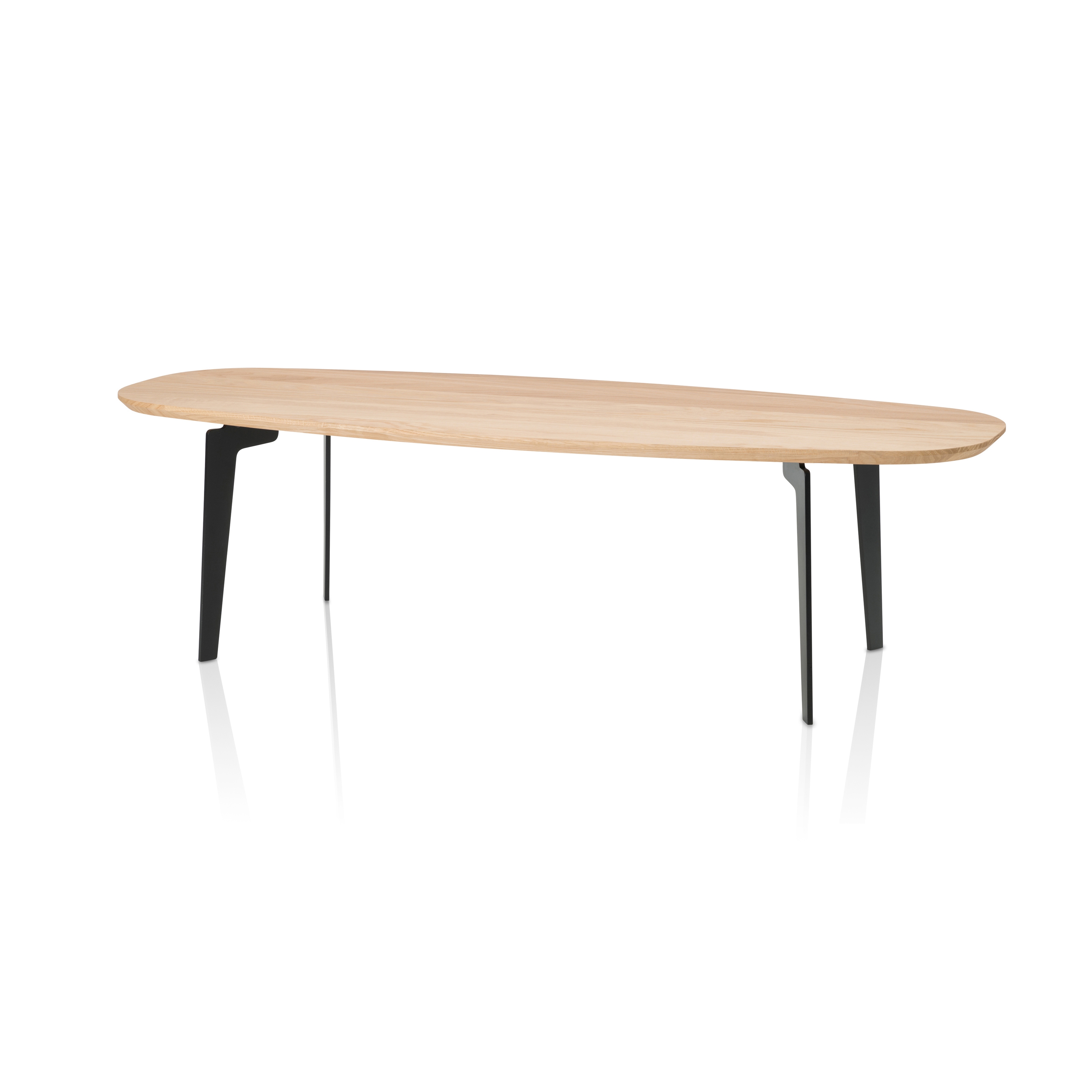 Produkt Join™ | Coffee table | FH61 | Solid wood - oak | Black steel base des Herstellers Fritz Hansen anzeigen