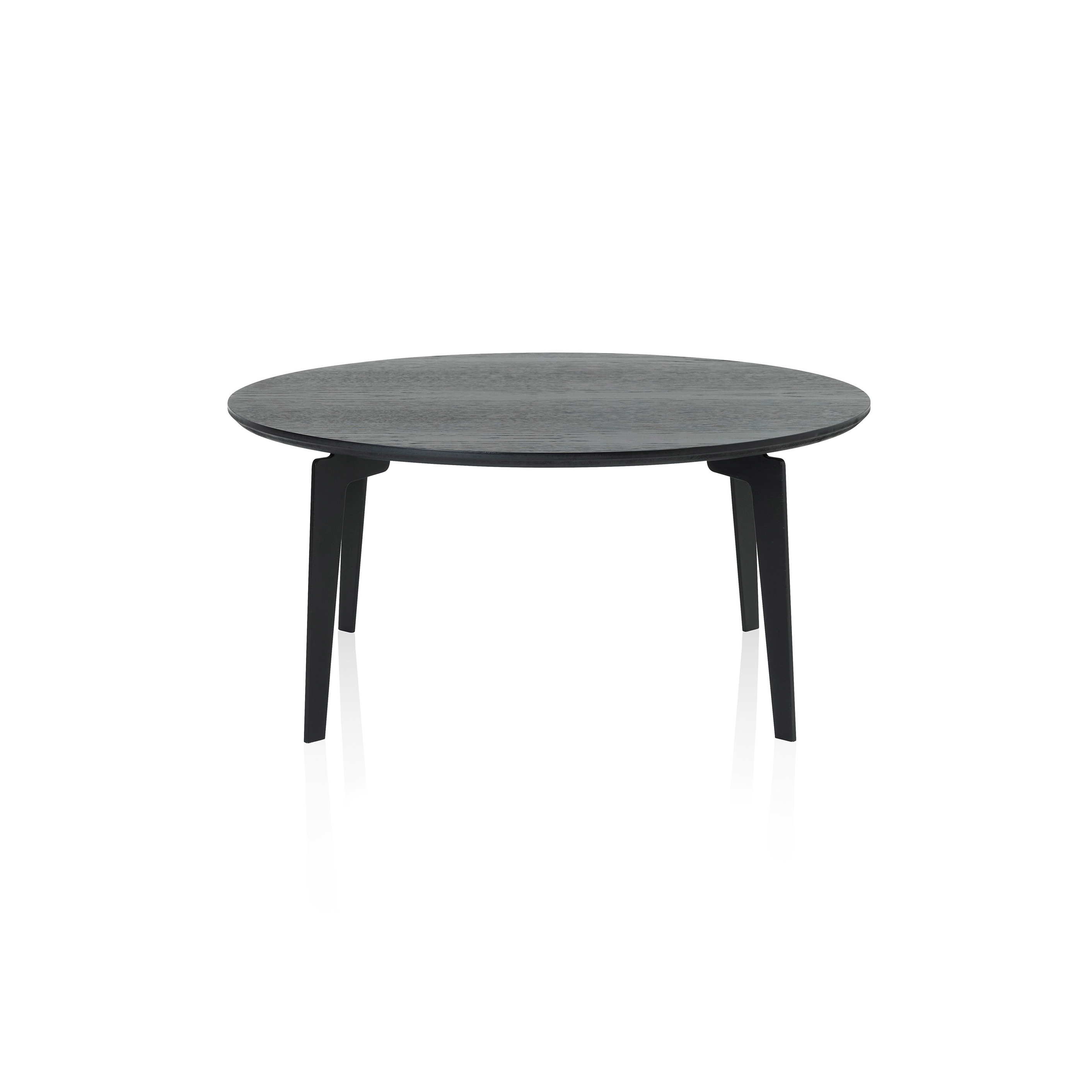 Mostra il prodotto Join™ | Coffee table | FH41 | Solid wood - black staind oak | Black steel base del produttore Fritz Hansen