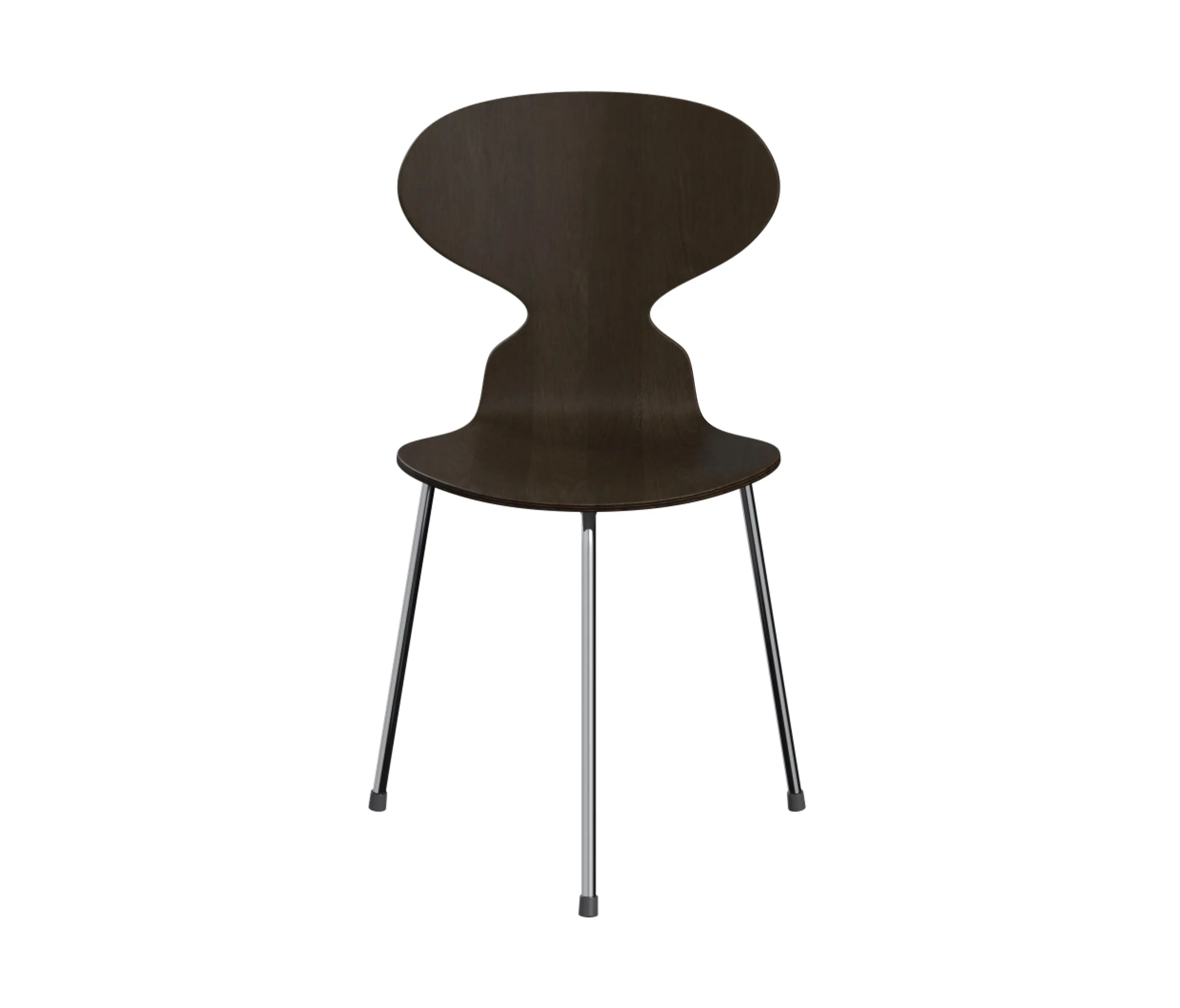 Fritz Hansen - Ant™ | Chair | 3100 | Full dark stained oak veneer | chrome base