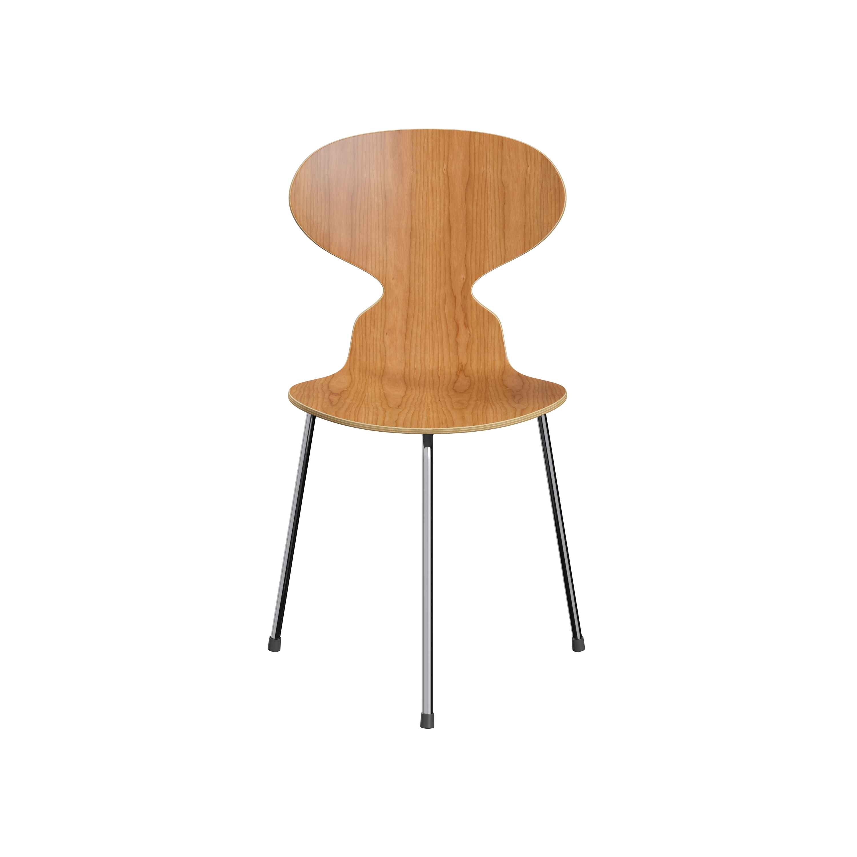 Ant™ | Chair | 3100 | Cherry veneer | Chrome base