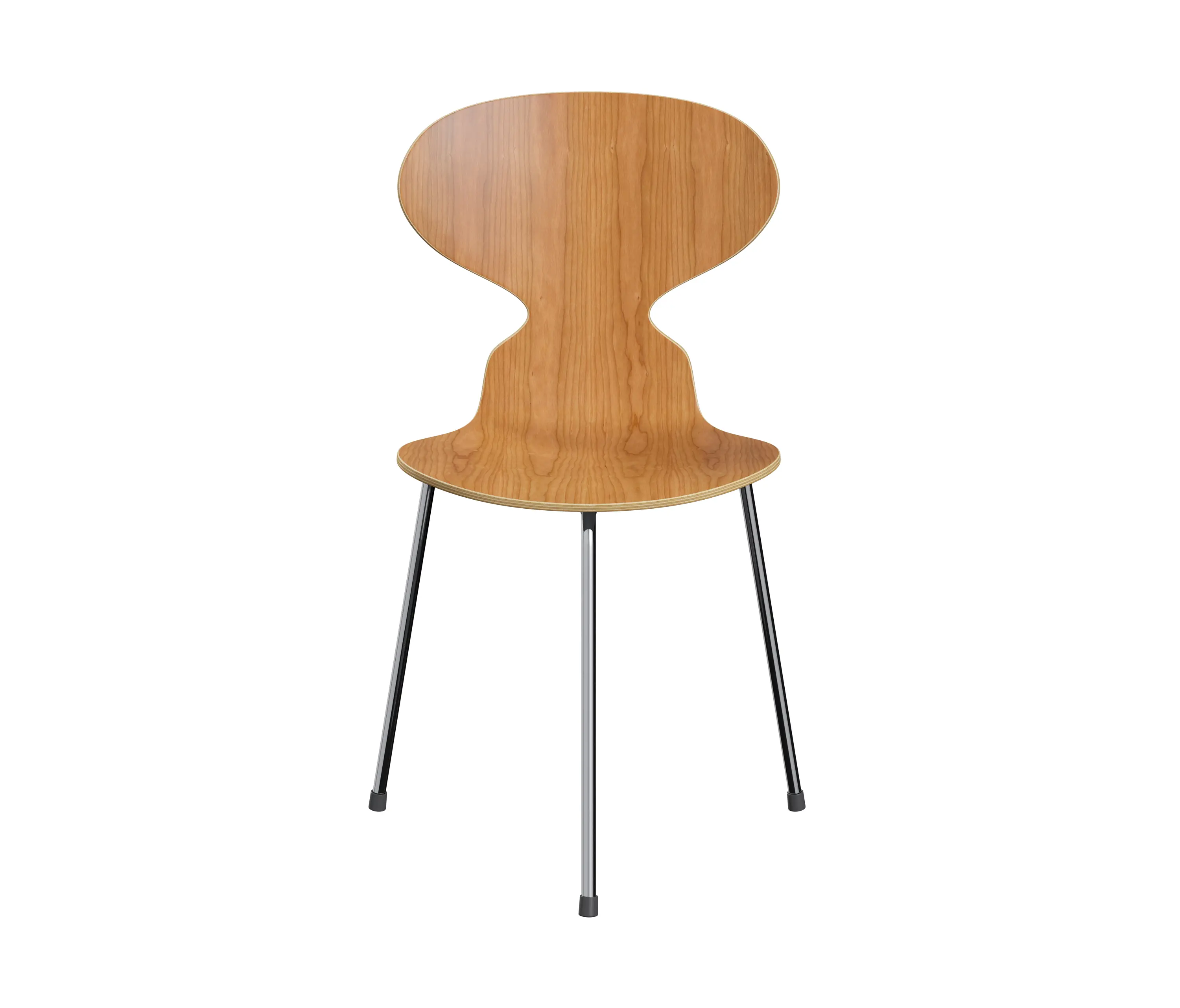 Fritz Hansen - Ant™ | Chair | 3100 | Cherry veneer | Chrome base