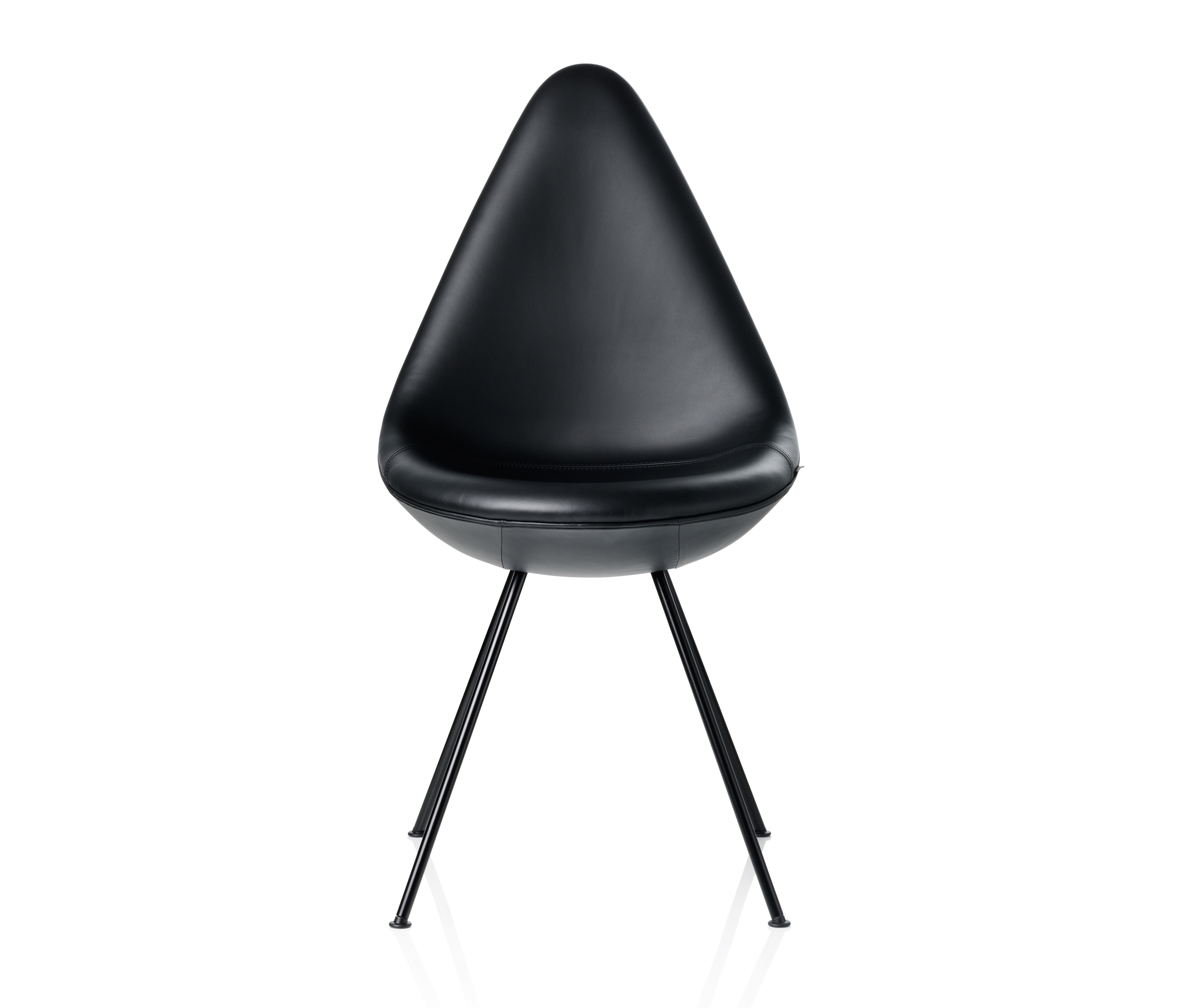 Vertoon produk Drop™ | Chair | 3110 | Fully upholstered | Black base van vervaardiger Fritz Hansen