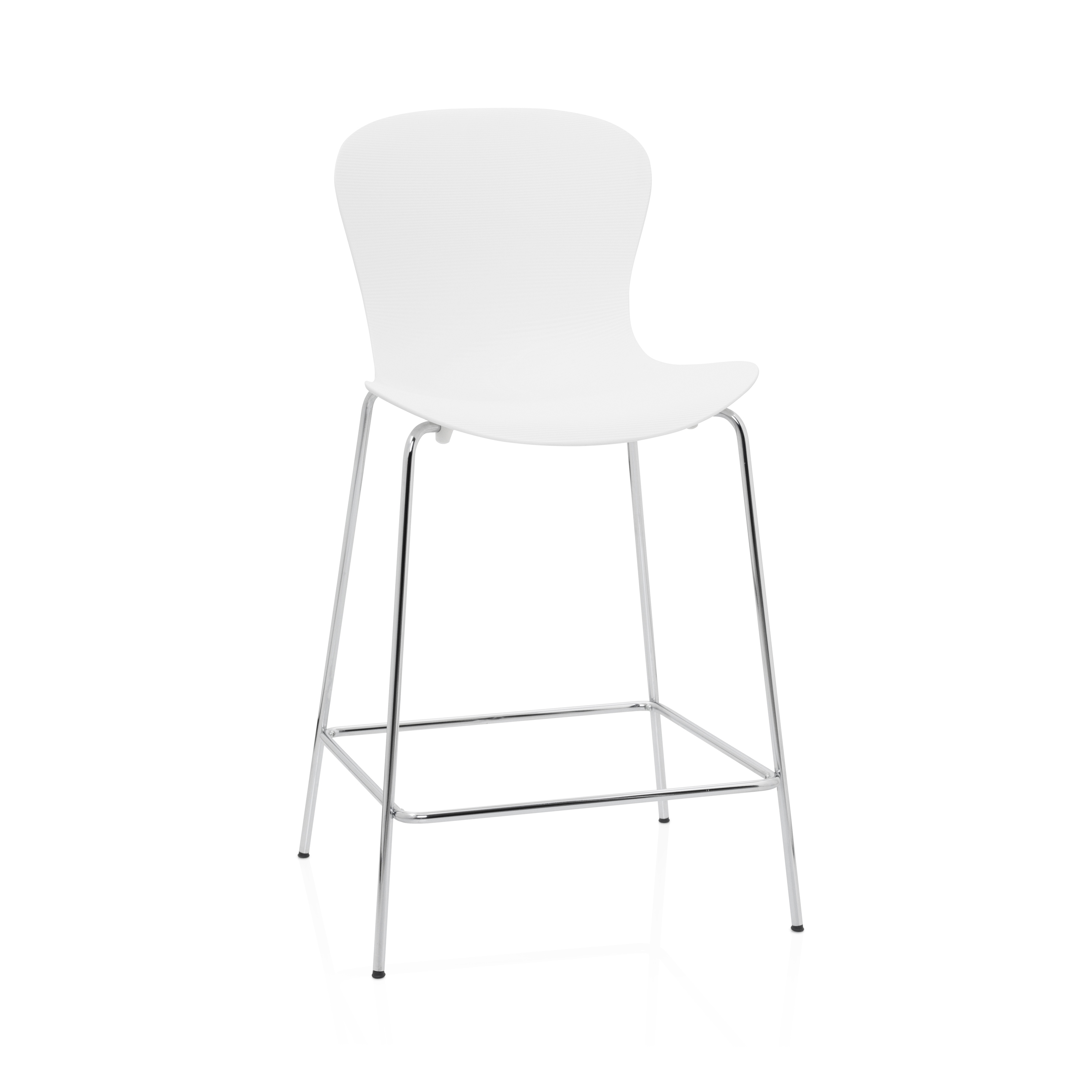 Mostra il prodotto NAP™ | Counter stool | KS58 | White | Chrome base del produttore Fritz Hansen