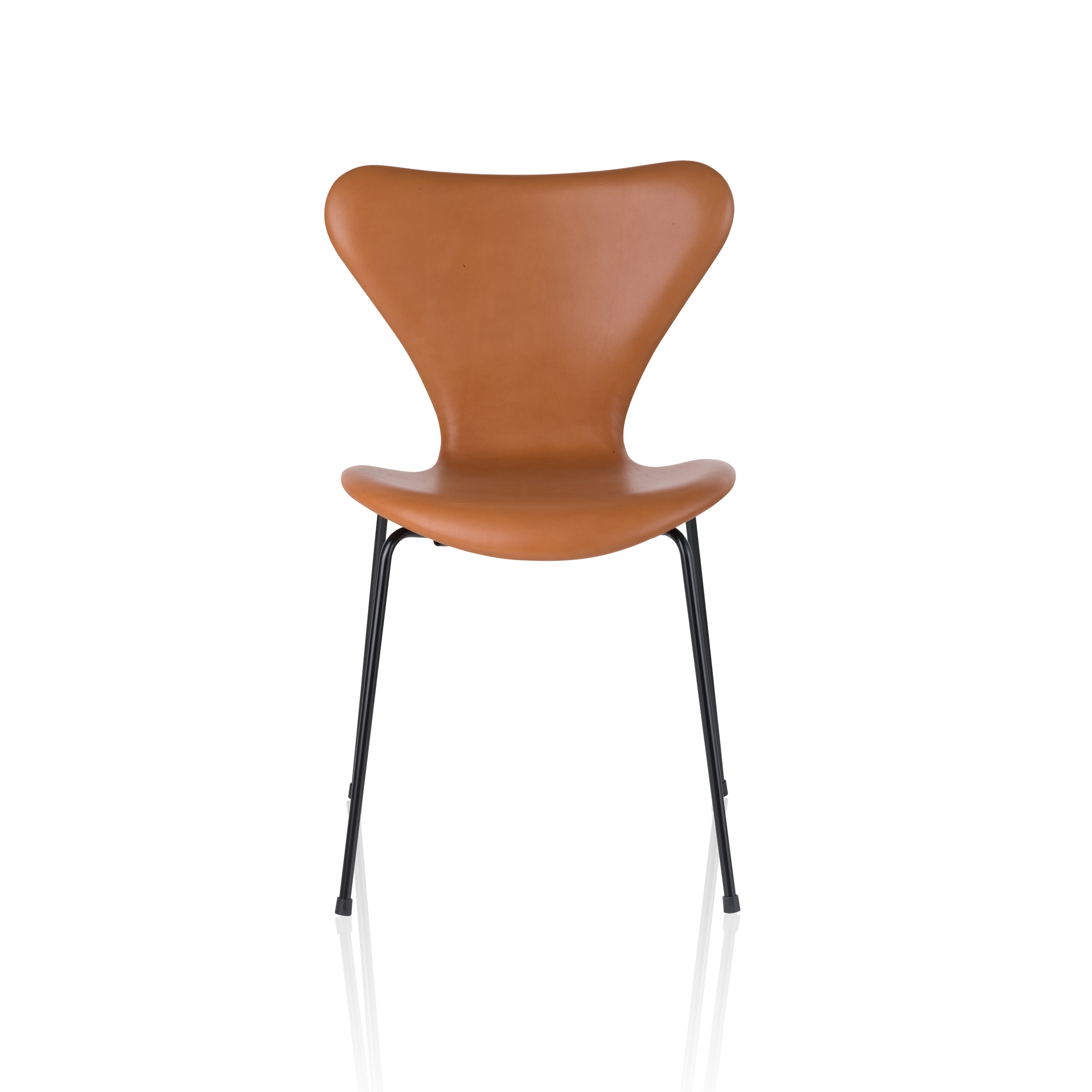 Display product Series 7™ | Chair | 3107 | Full upholstred | Brown bronze base from manufacturer Fritz Hansen