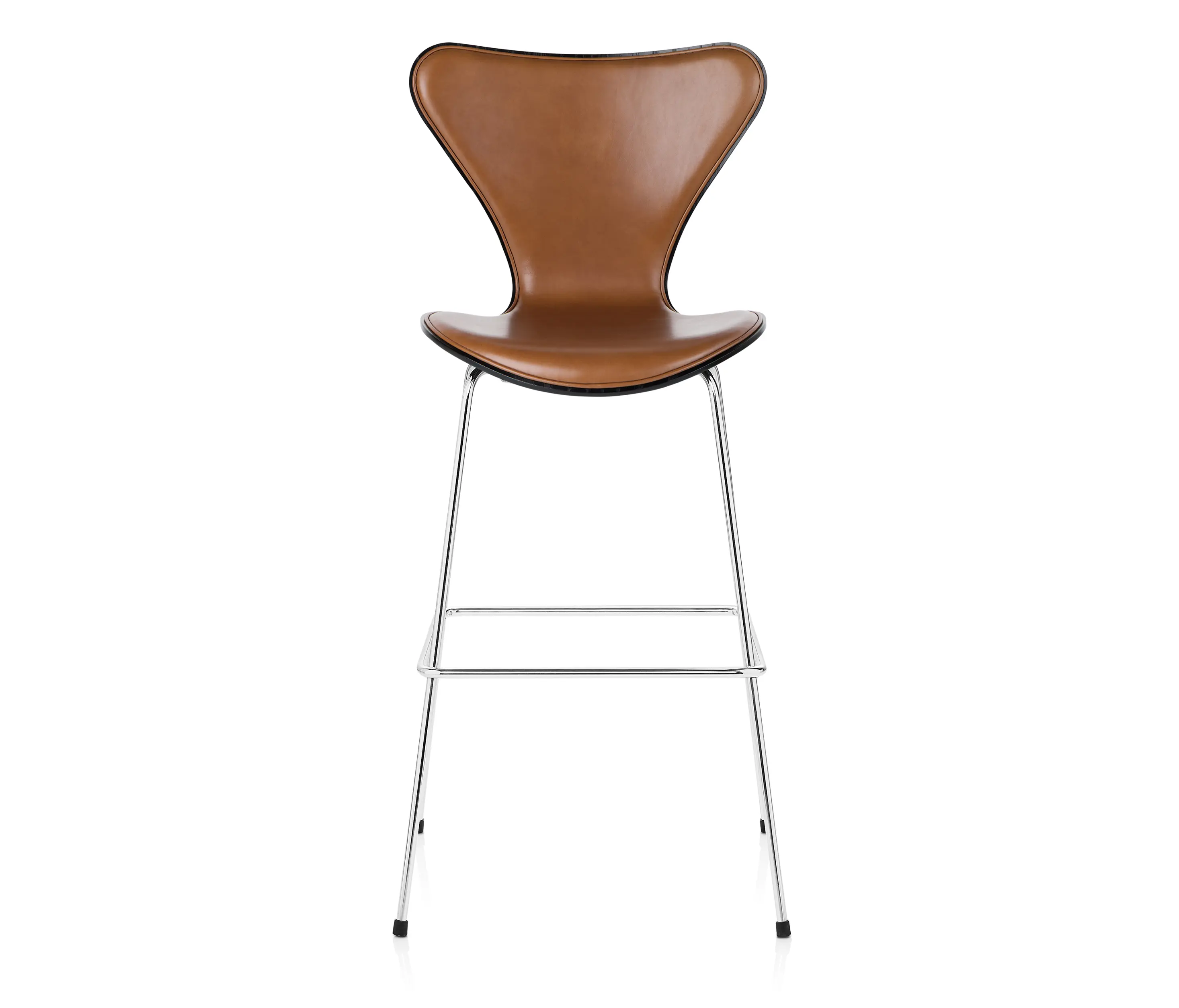 Fritz Hansen - Series 7™ | Bar stool | 3197 | Front upholstred | Chrome base