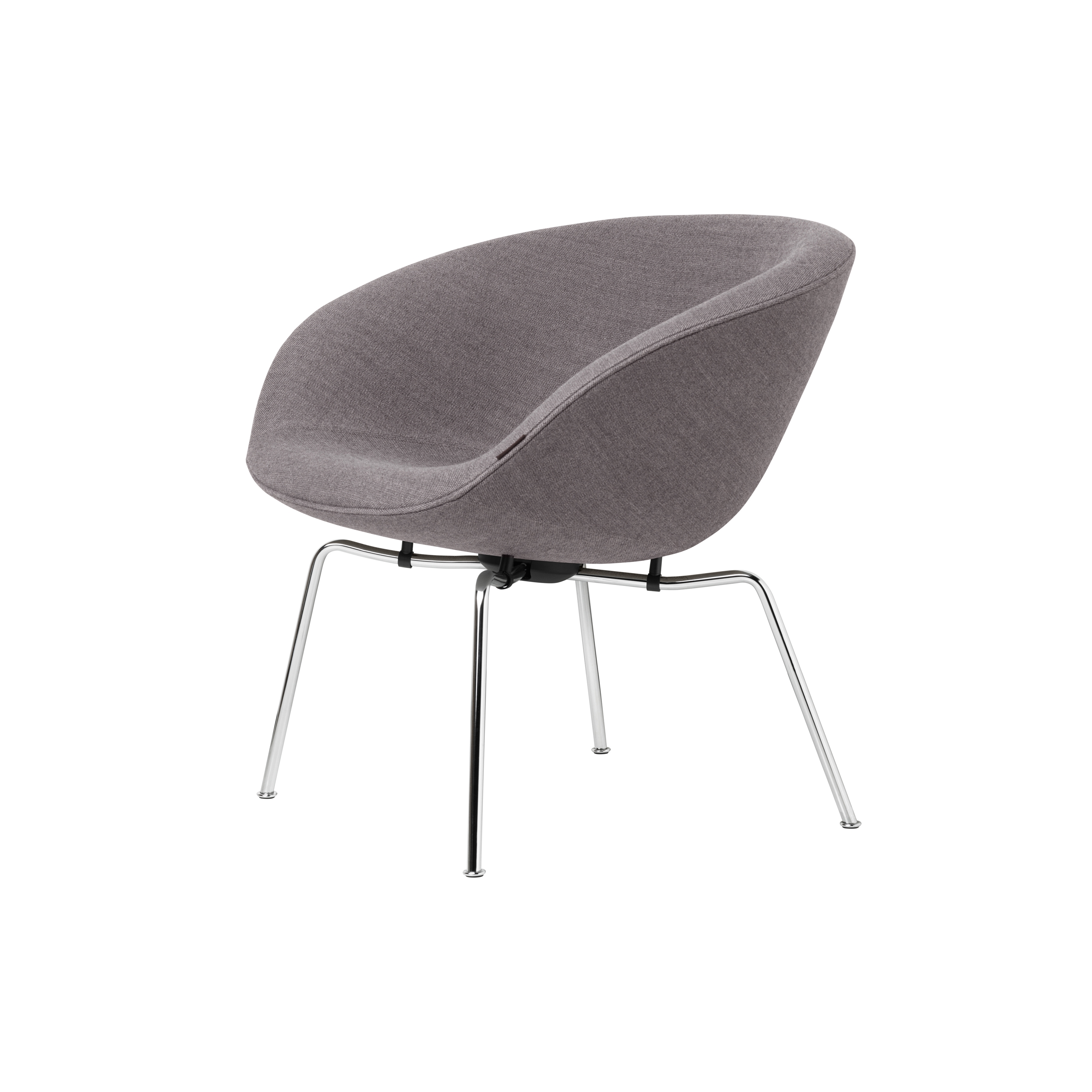Pot™ | 3318 | Lounge chair | Chromed steel base