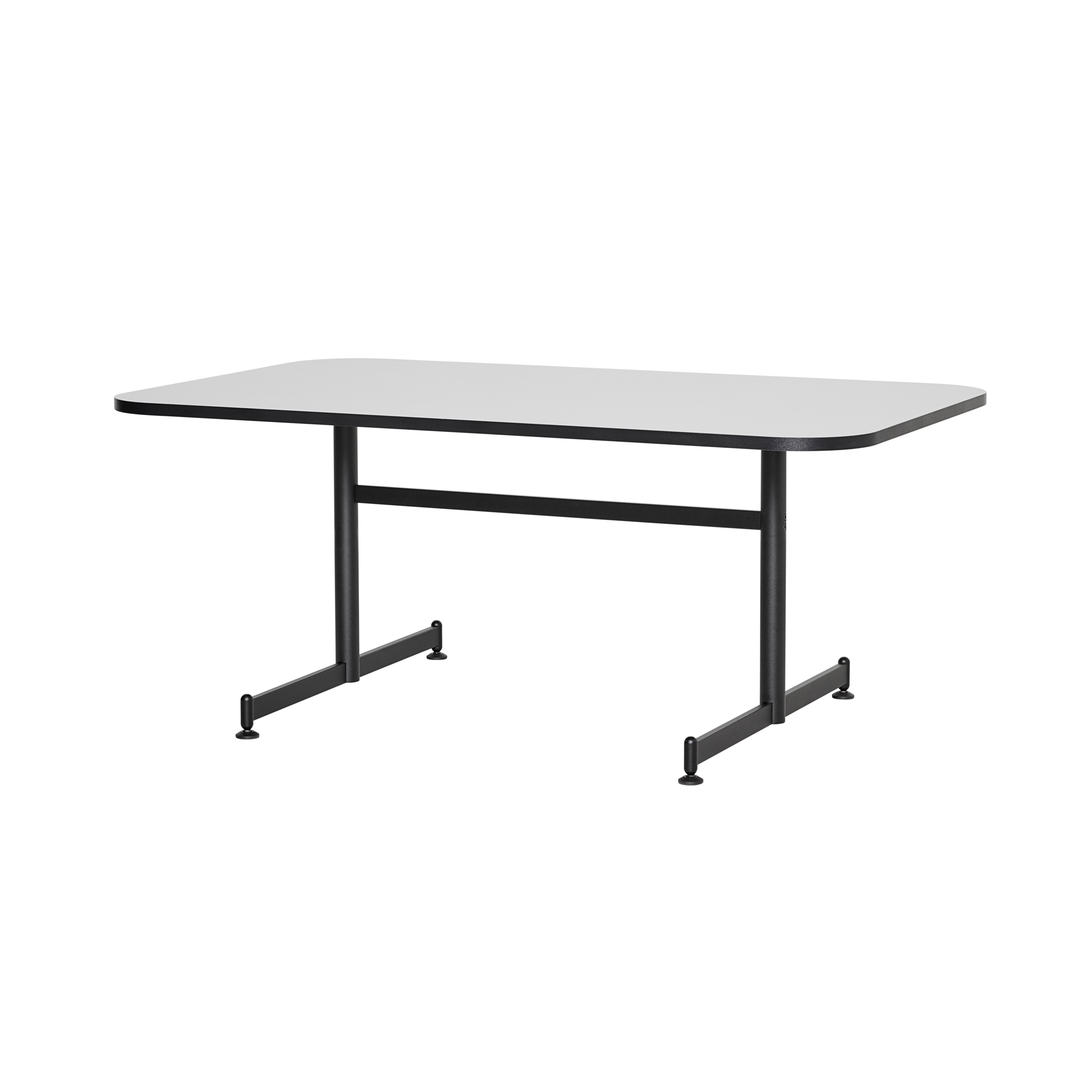 Afficher le produit Plenum™ | Table | JH75 | Grey laminate | Black base du fabricant Fritz Hansen