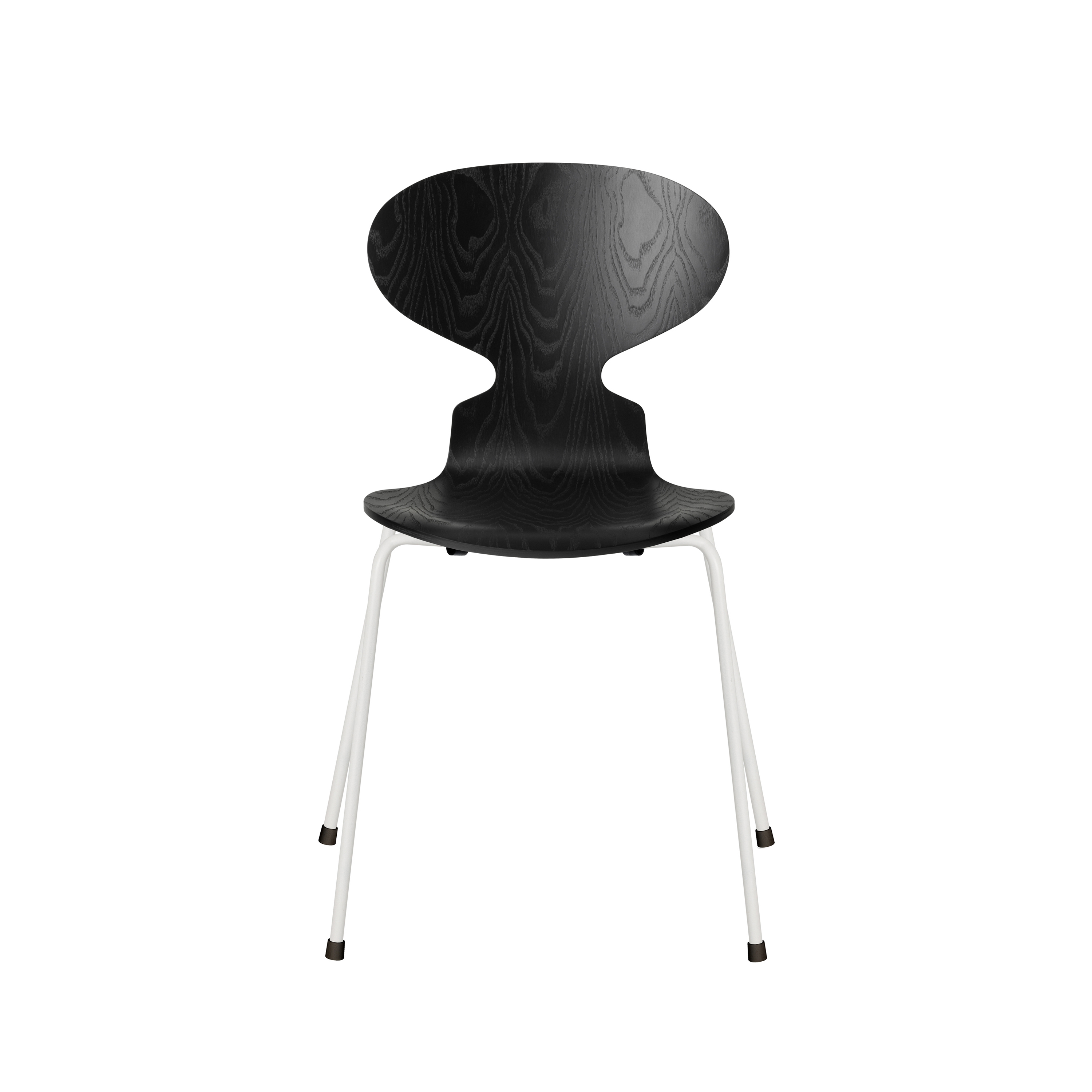 Ant™ | Chair | 3101 | Black coloured ash | White base
