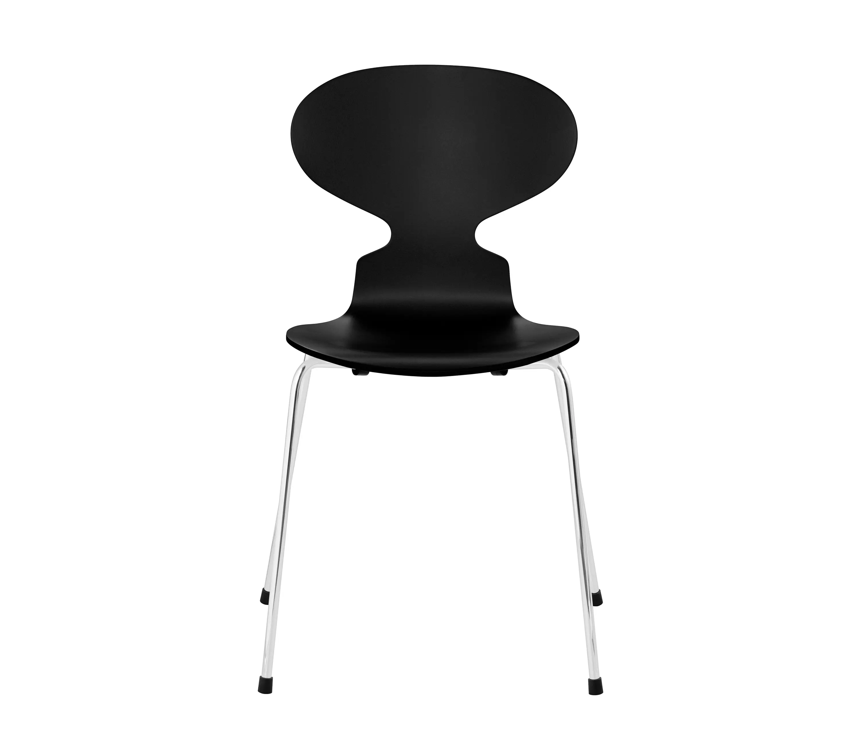 Fritz Hansen - Ant™ | Chair | 3101 | Black lacquered | Chrome base