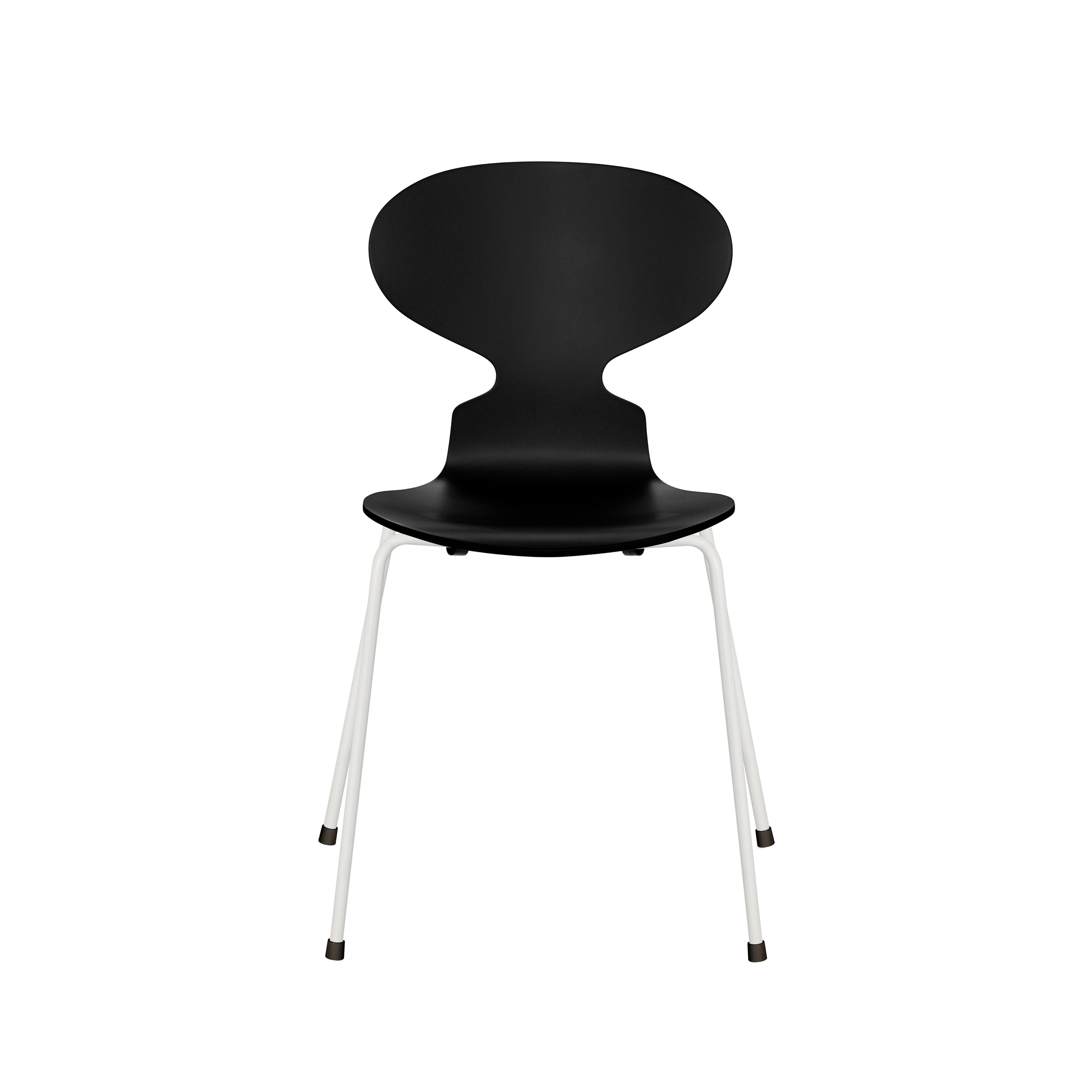 Ant™ | Chair | 3101 | Black lacquered | White base