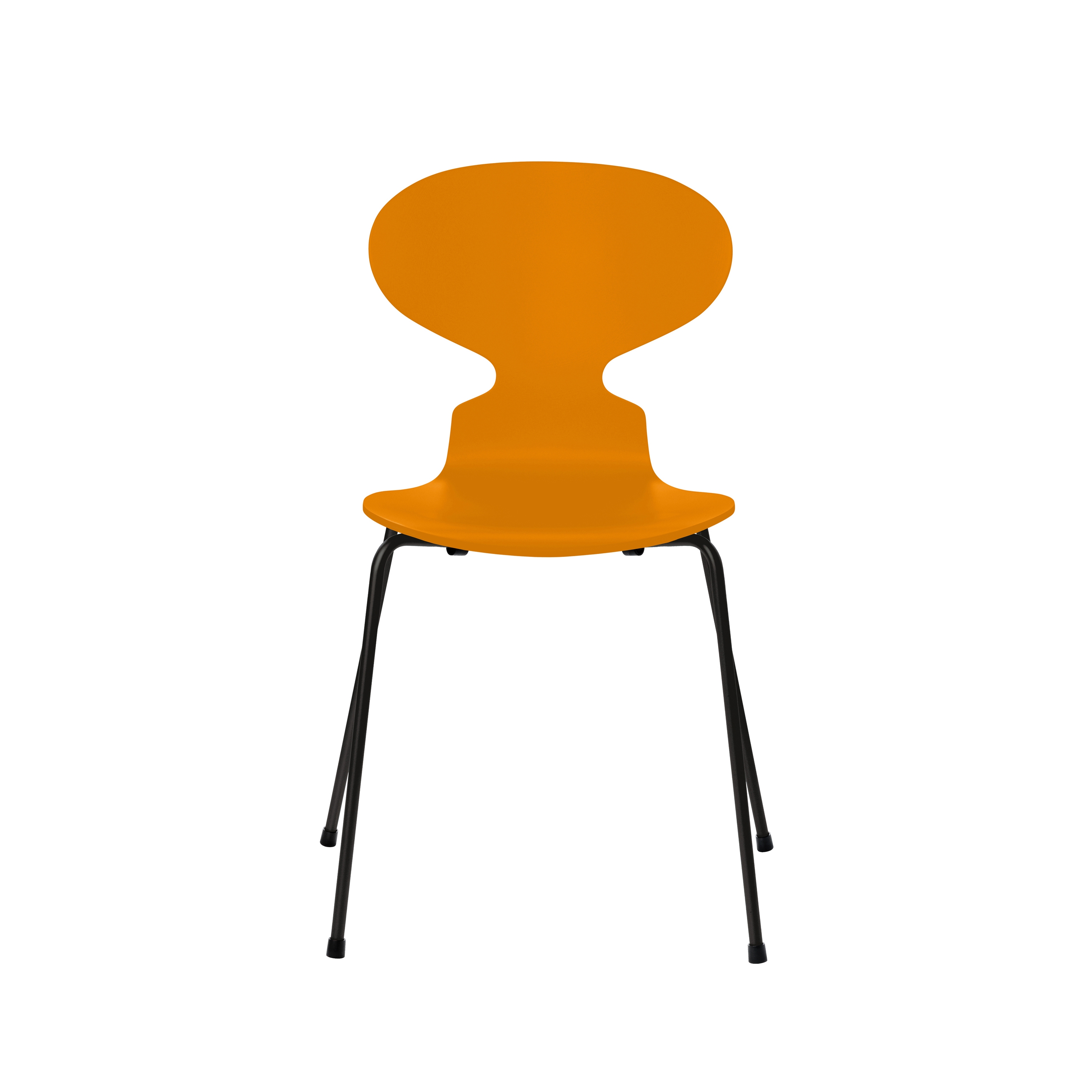 Ant™ | Chair | 3101 | Burnt Yellow lacquered | Black base