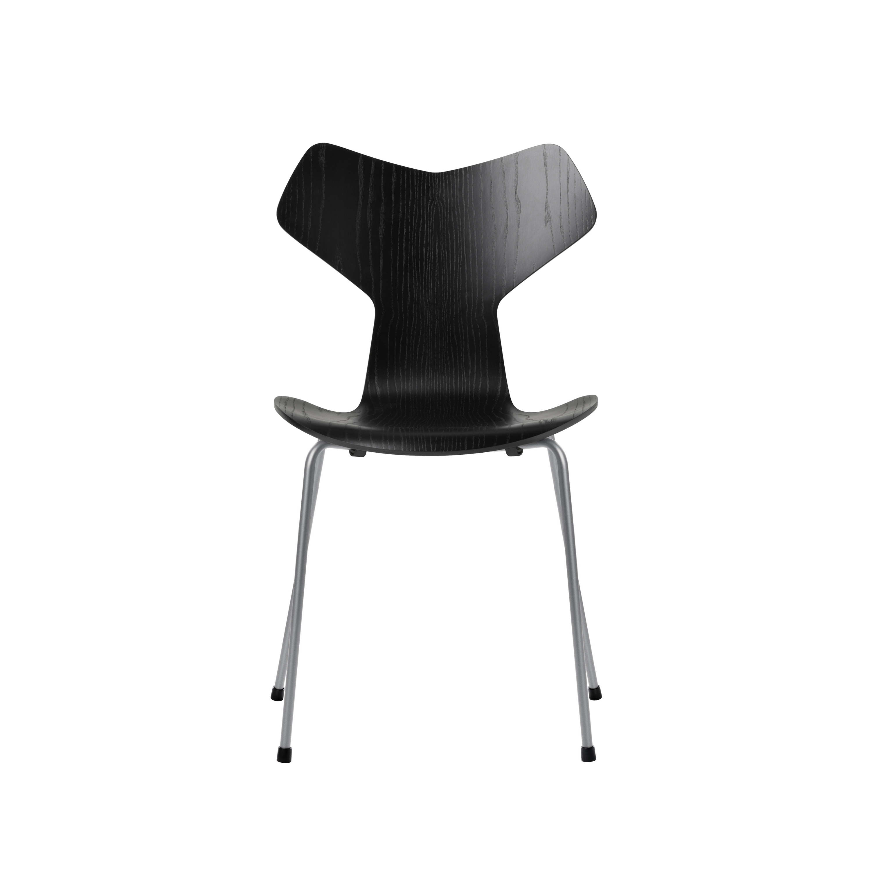 Grand Prix™ | Chair | 3130 | Black coloured ash | Silver grey base