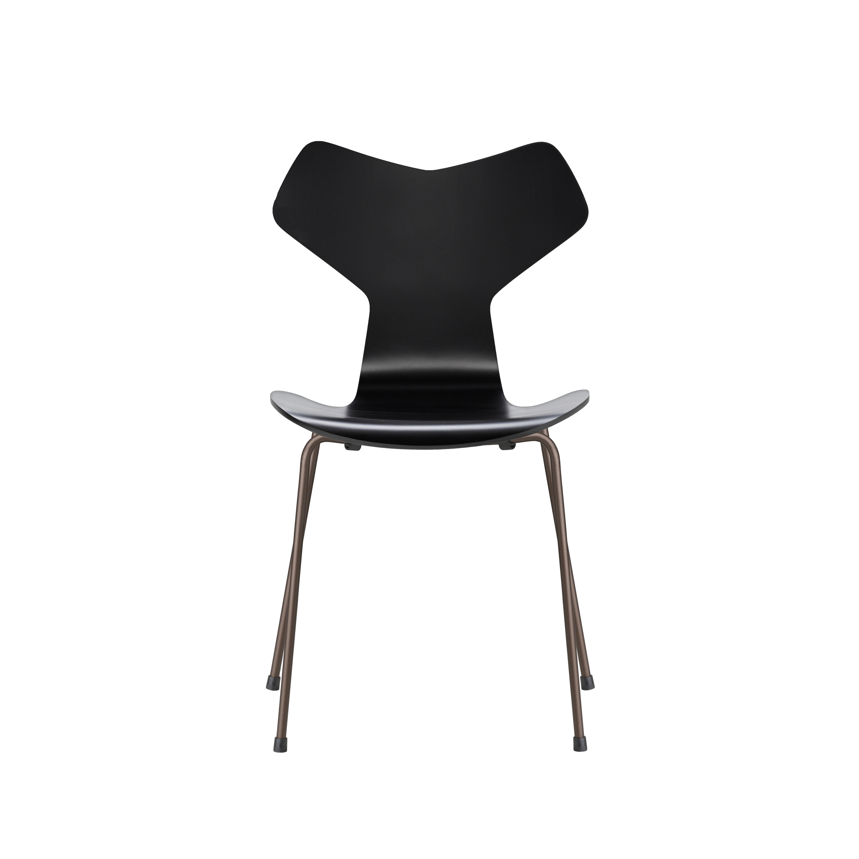 Grand Prix™ | Chair | 3130 | Black lacquered | Brown bronze base