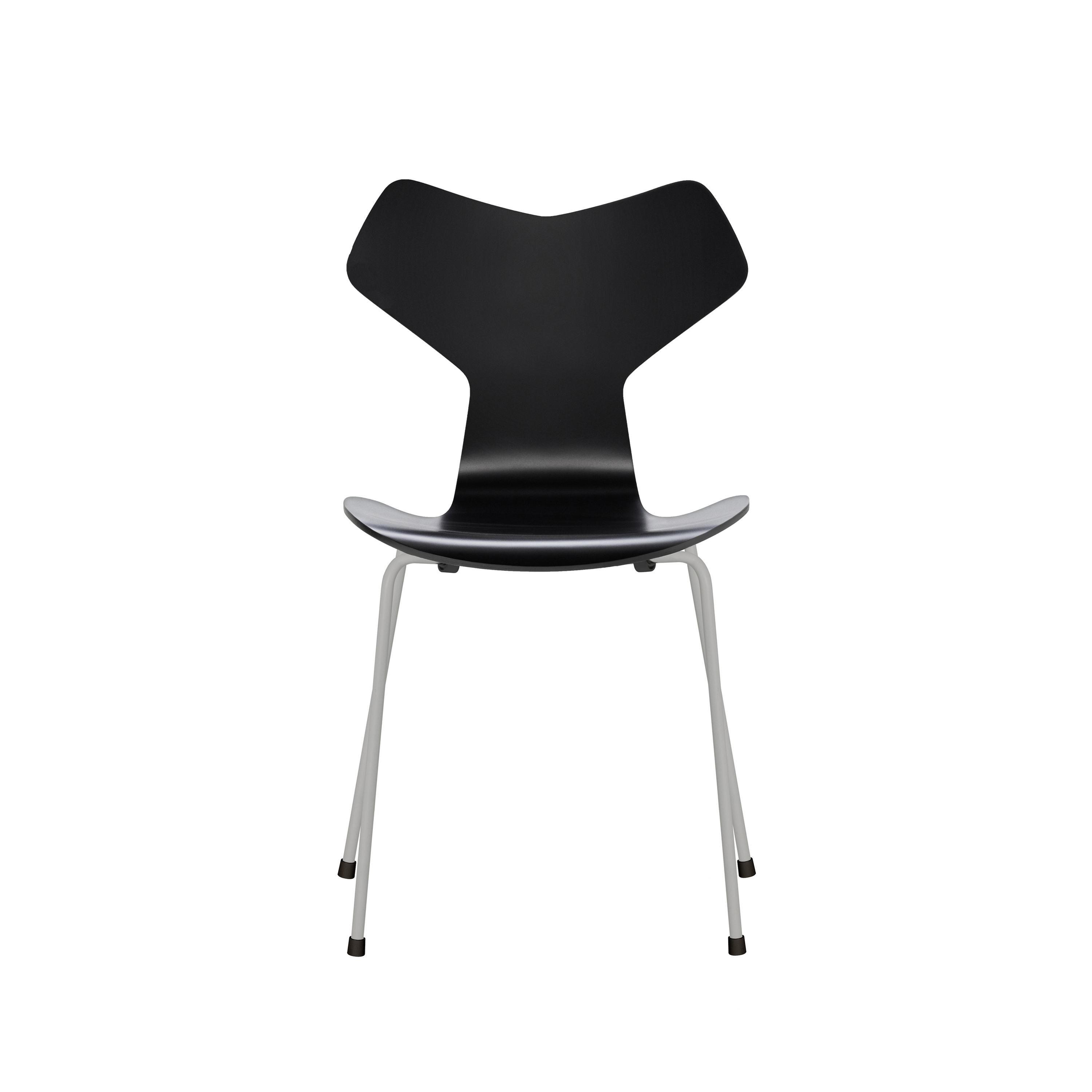 Grand Prix™ | Chair | 3130 | Black lacquered | Nine grey base