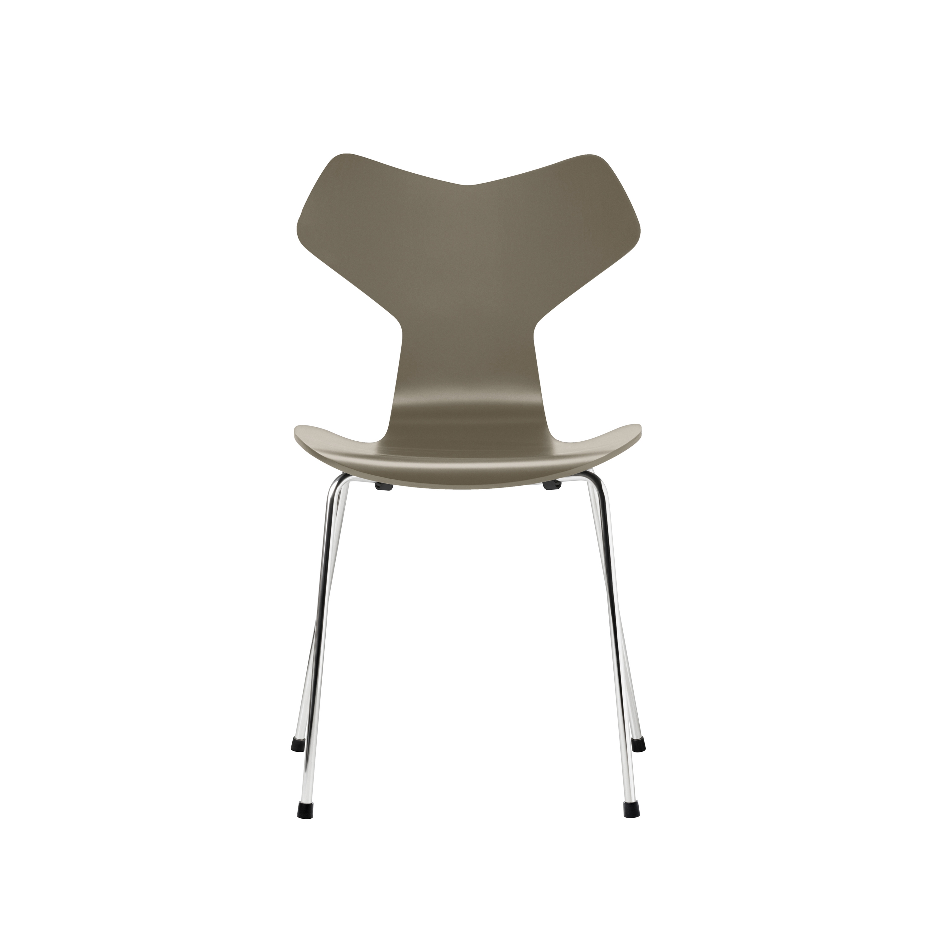Mostra il prodotto Grand Prix™ | Chair | 3130 | Olive green lacquered | Chrome base del produttore Fritz Hansen