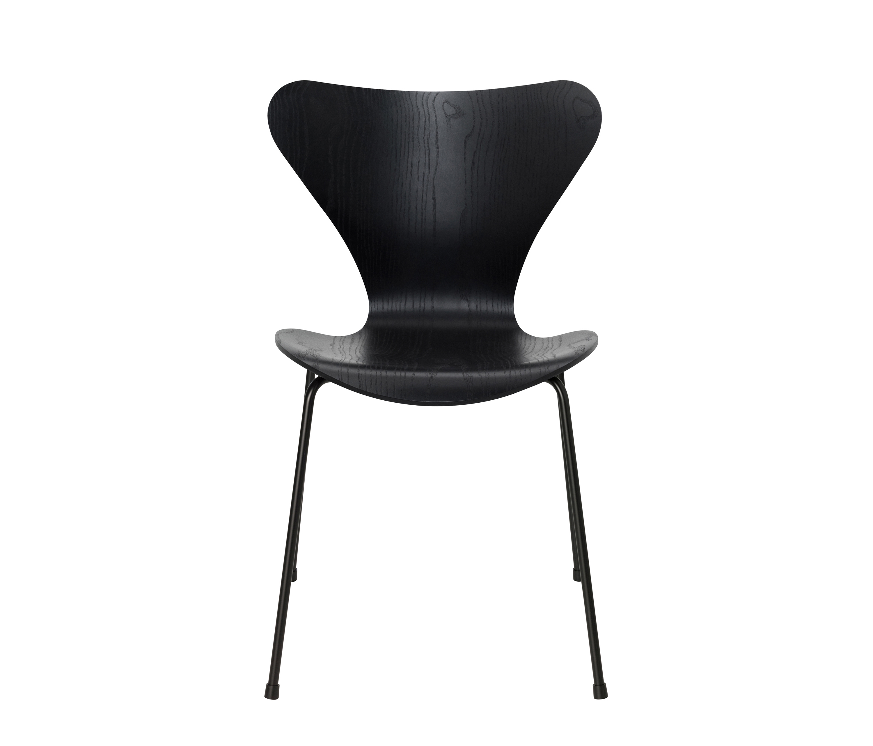 Display product Series 7™ | Chair | 3107 | Black coloured ash | black base from manufacturer Fritz Hansen