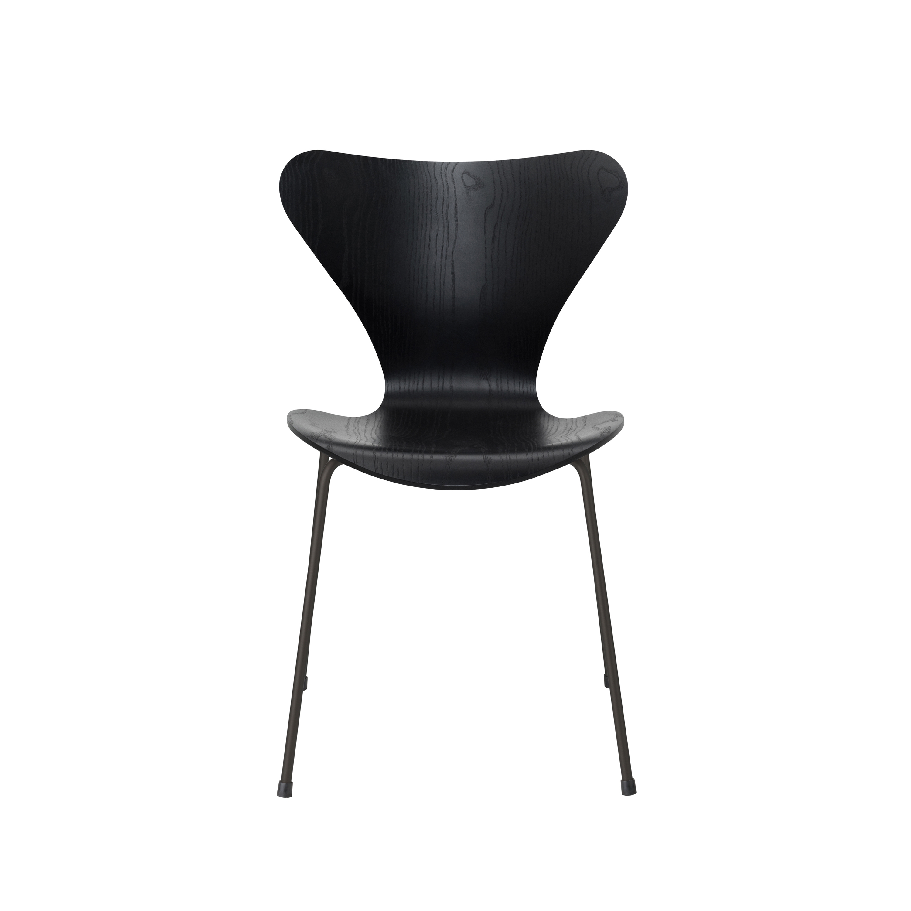 Series 7™ | Chair | 3107 | Black coloured ash | Warm graphite base