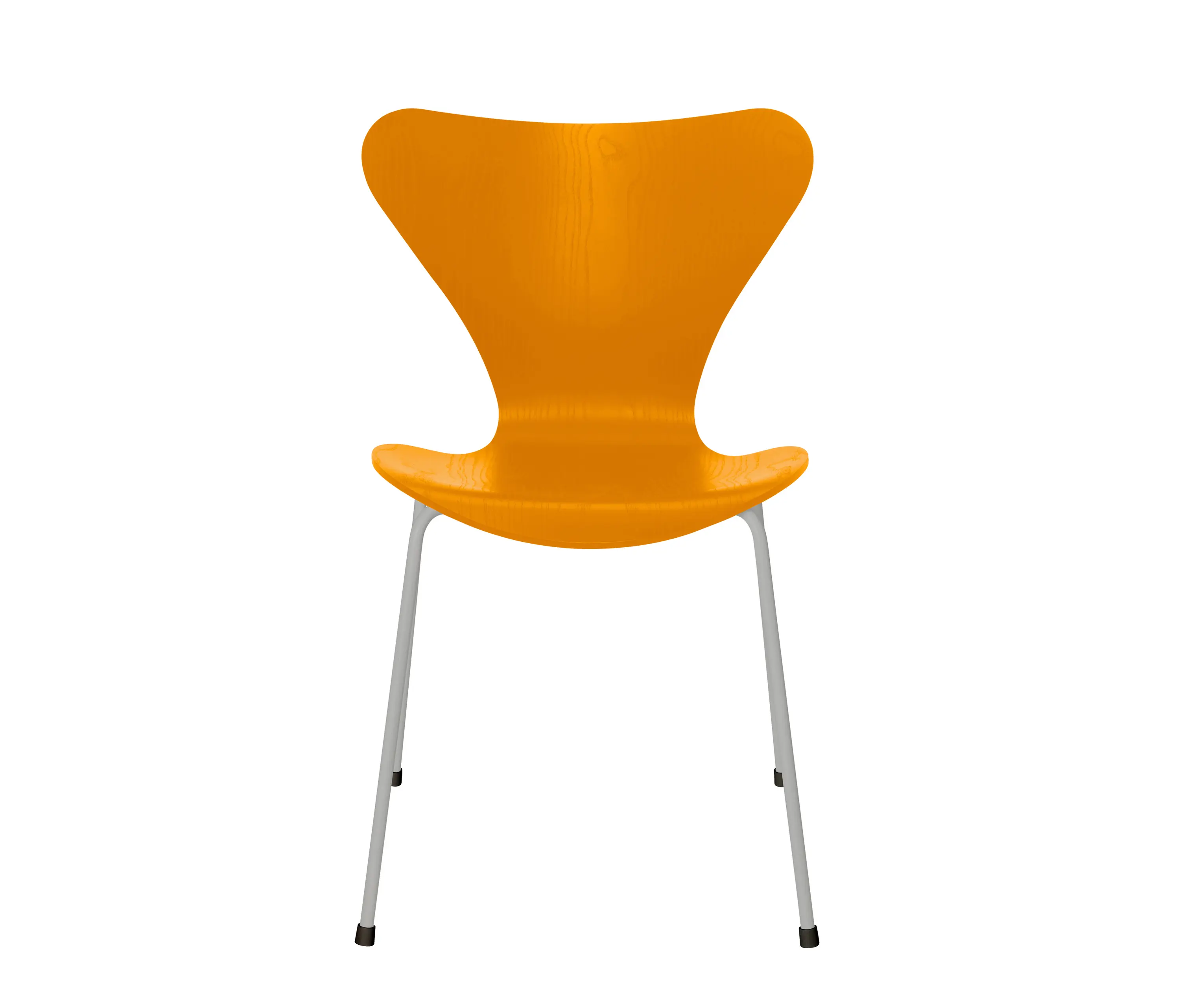 Fritz Hansen - Series 7™ | Chair | 3107 | Burnt Yellow coloured ash | Nine grey base